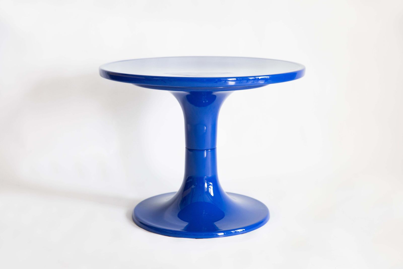 Mid Century Blue Kangaroo Coffee Table, By Ernst Moeckl, Germany, 1968 photo Furniture