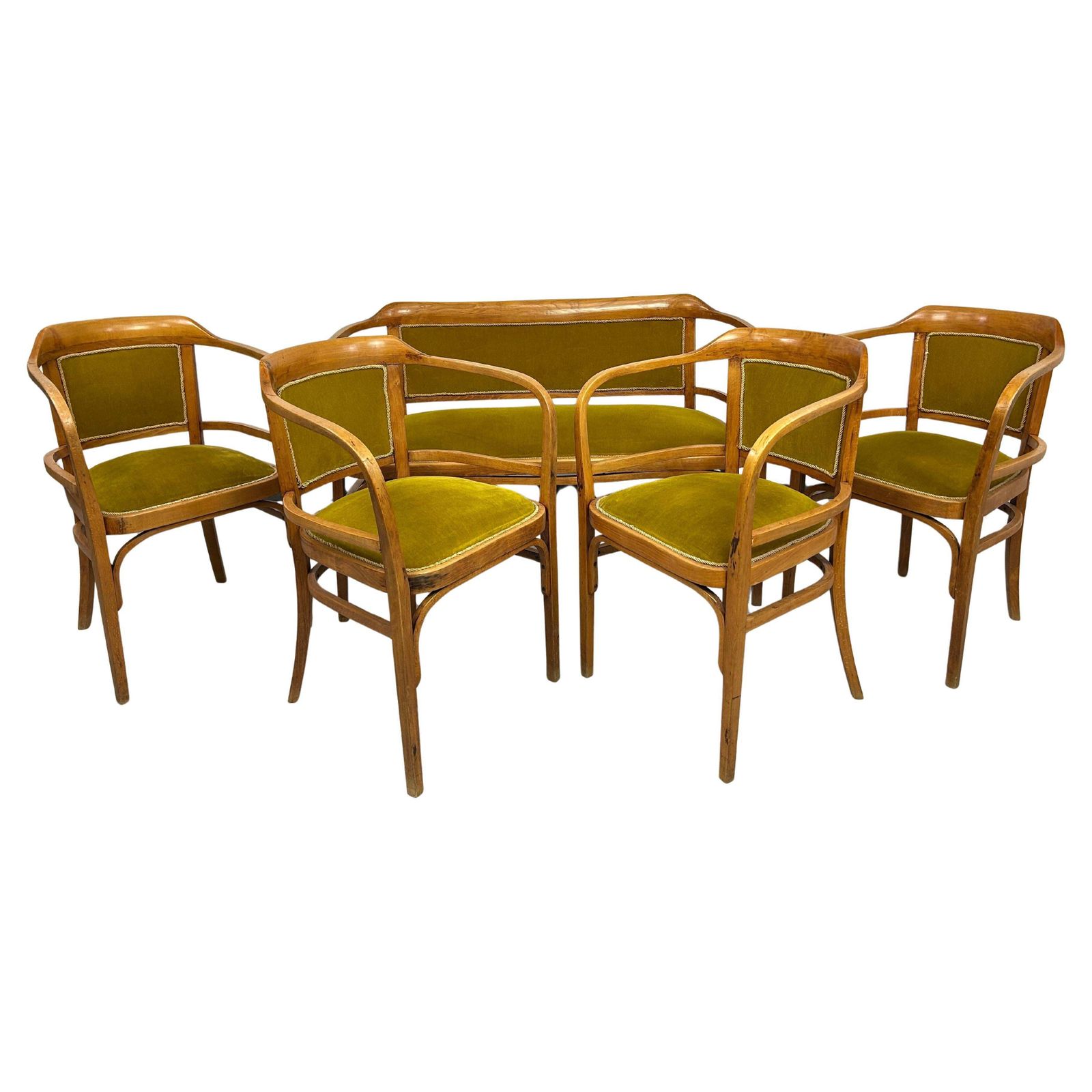 Art Deco Seating Group By Otto Wagner