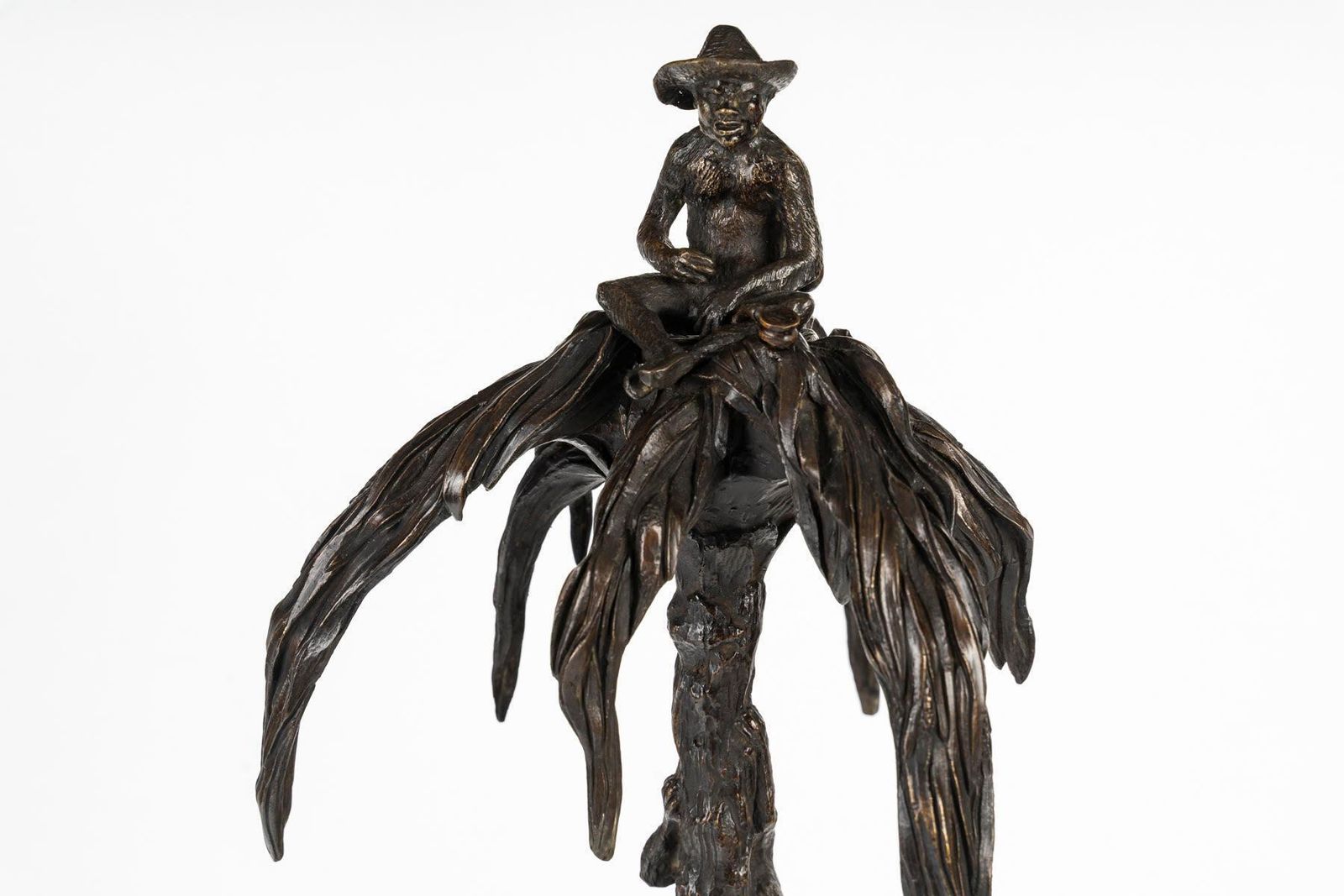 Sculpture By Christophe Fratin, Cigar Palm Tree, Napoleon III Period. photo 8297.0