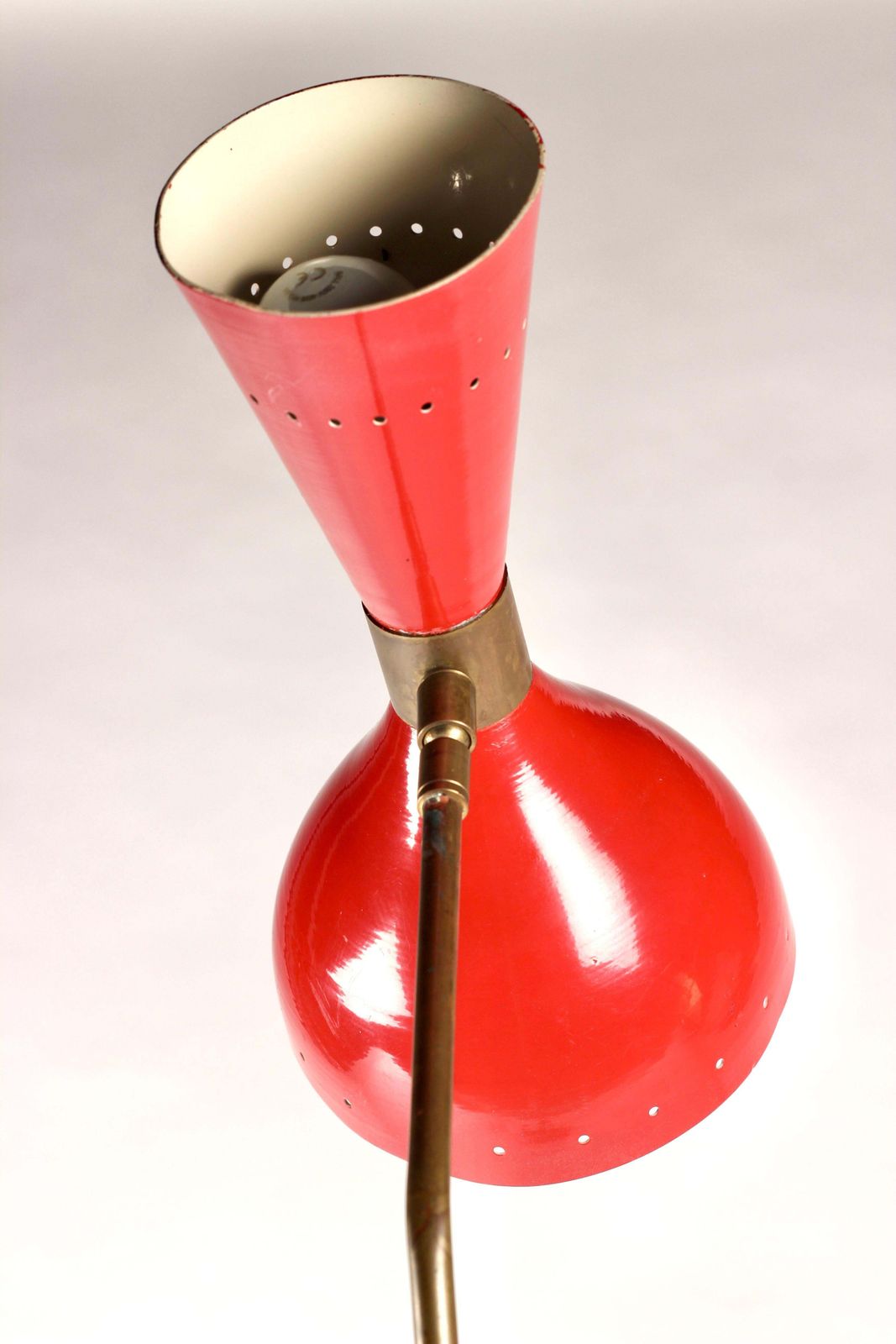 Italian Stilnovo Style Counterweight Desk Lamp, Liguria, 1950s photo vinterior