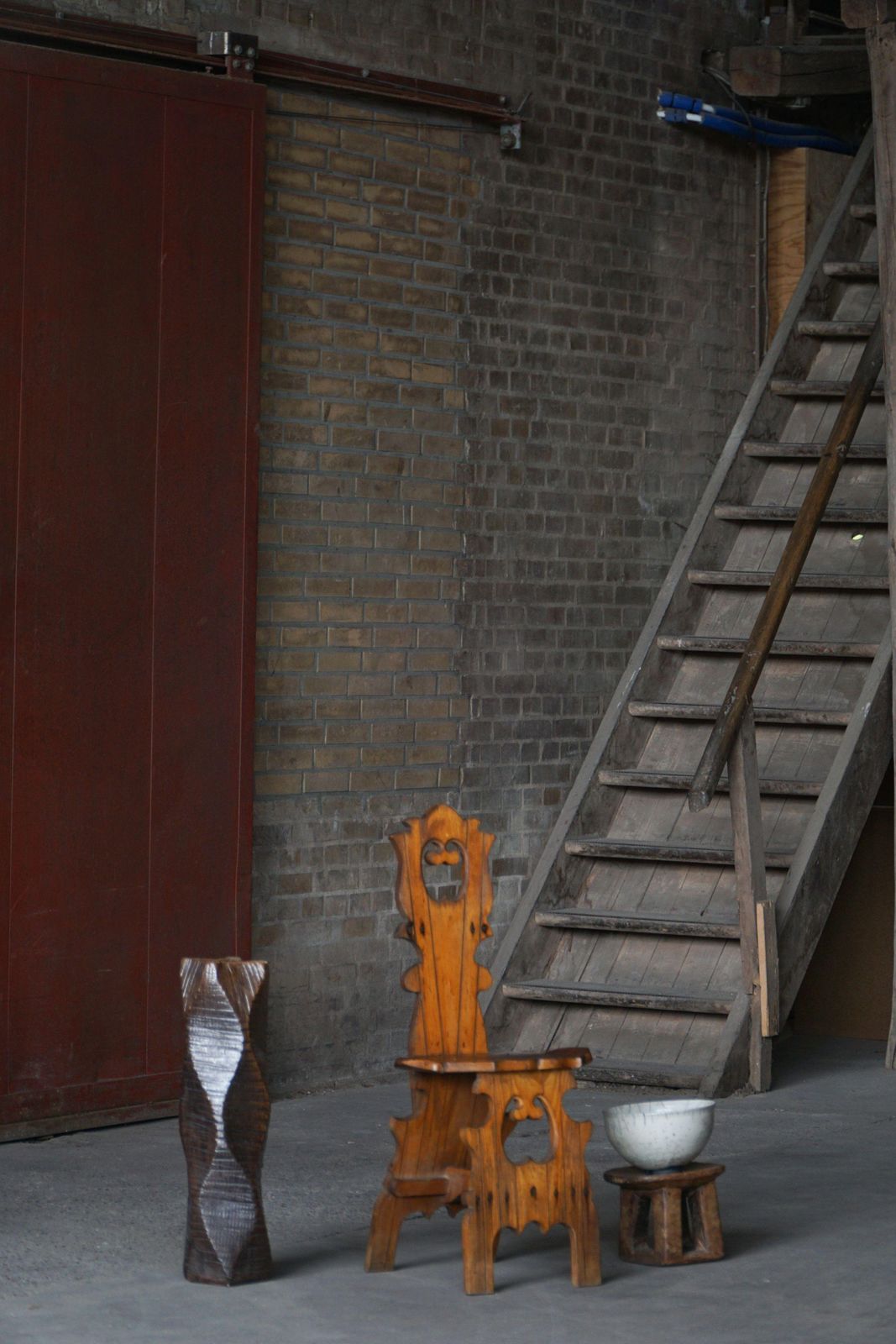 Vintage Wabi Sabi Style Dining Chair In Patinated Elm Wood, Mid Century, Italy photo furniture