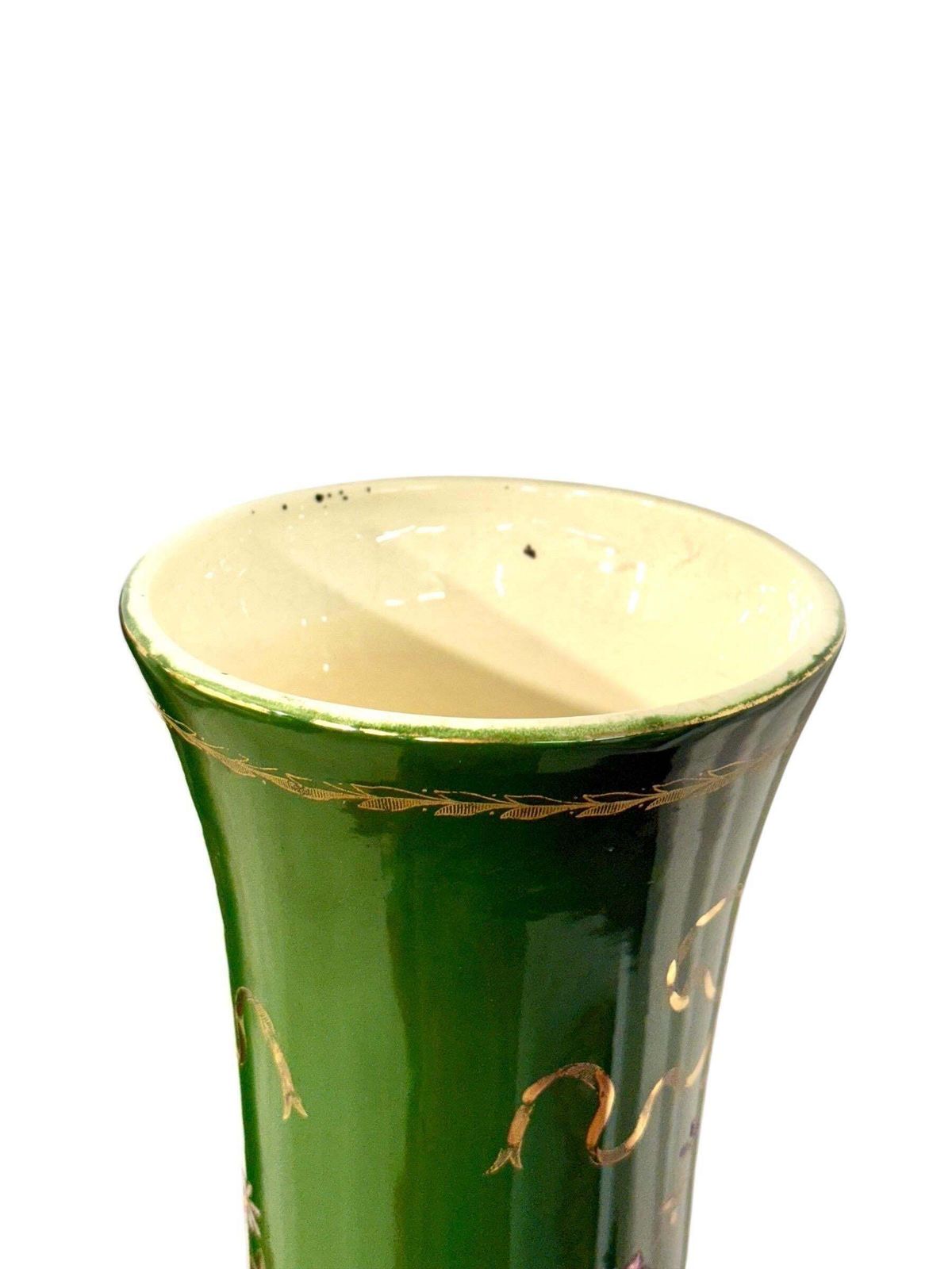Home Decor Rare Impressive Pair Of Green Faience Vases By Longchamp, France, 1876 photo
