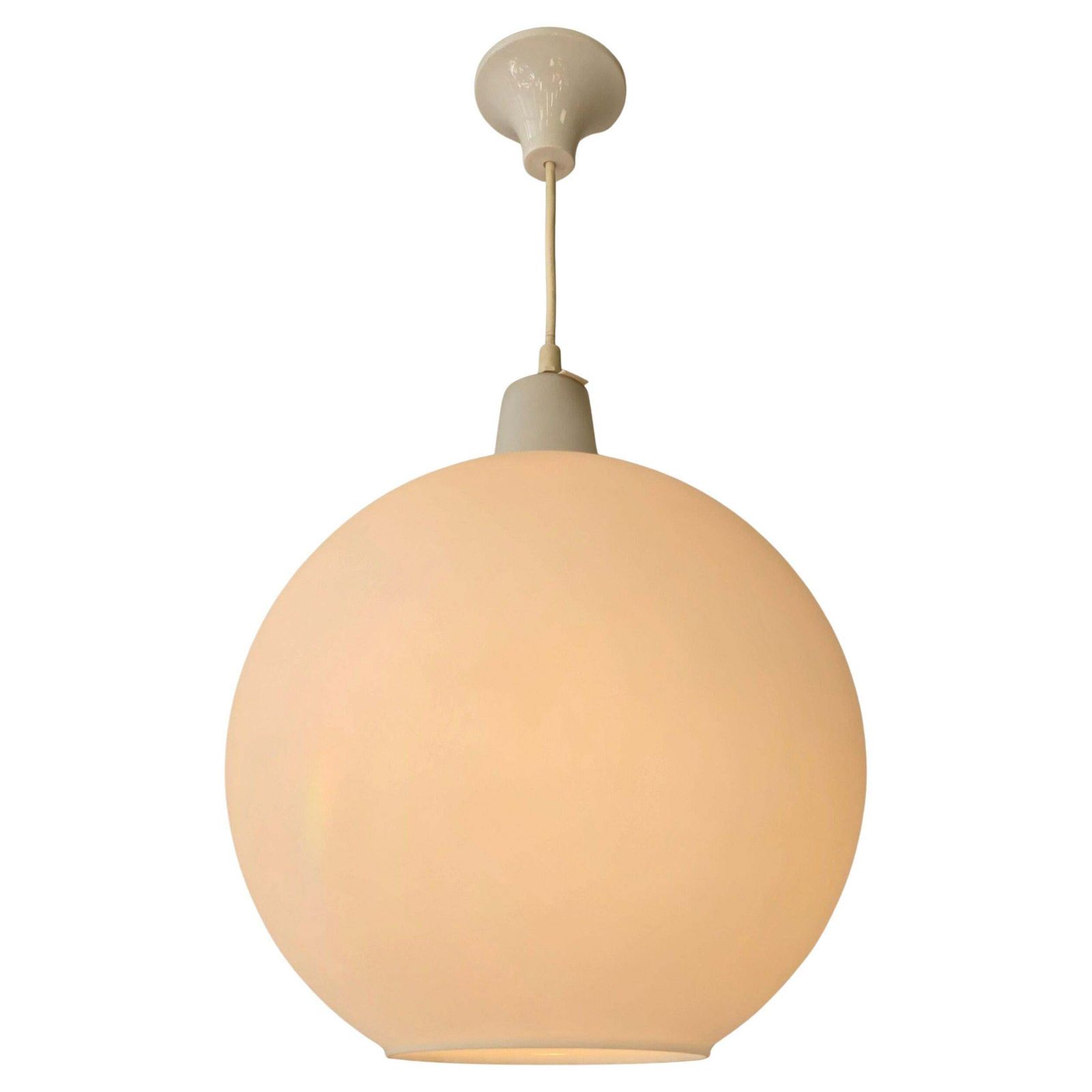 Elegant Scandinavian Pendant Light In The Style Of Louis Poulsen, 1960s