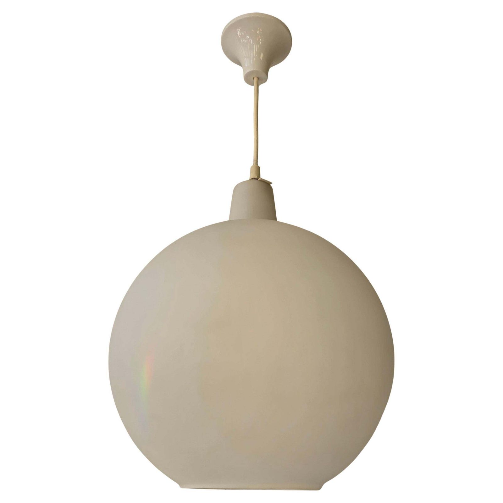 Elegant Scandinavian Pendant Light In The Style Of Louis Poulsen, 1960s photo Lighting