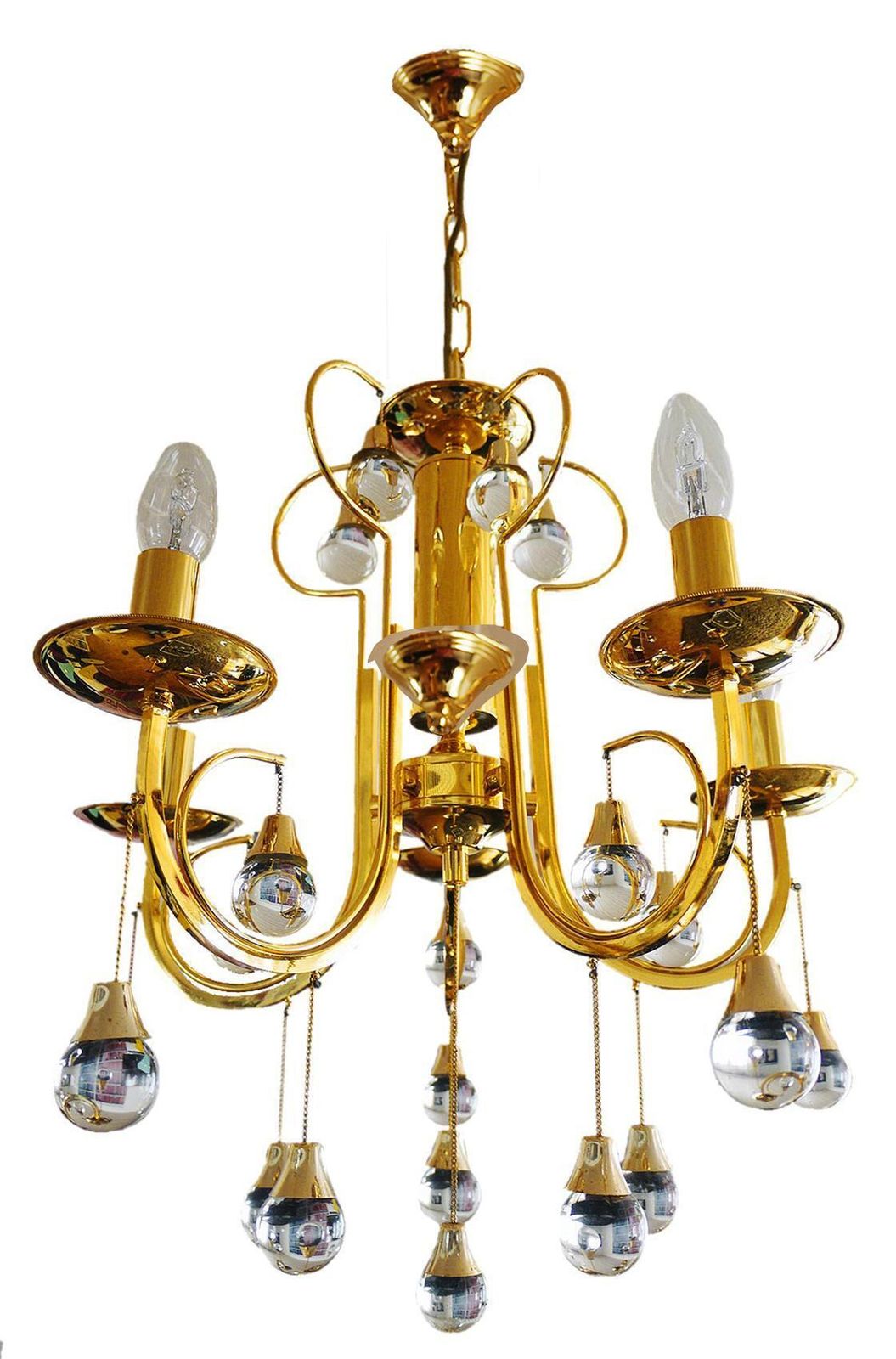 photo furniture Murano Teardrop Wall Sconces Glass & Gilt Brass By Gaetano Sciolari, Set Of 2
