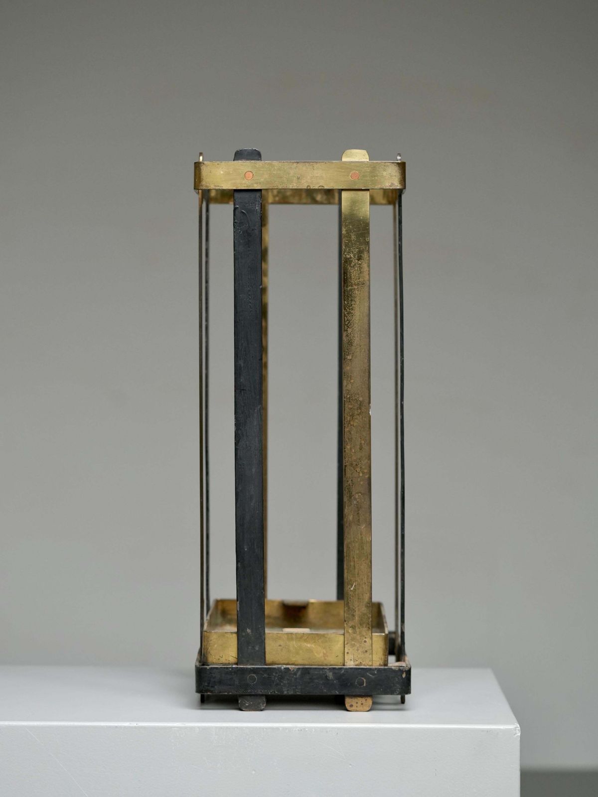 Umbrella Stand In Brass And Metal, Italy, 1950's photo Home Decor