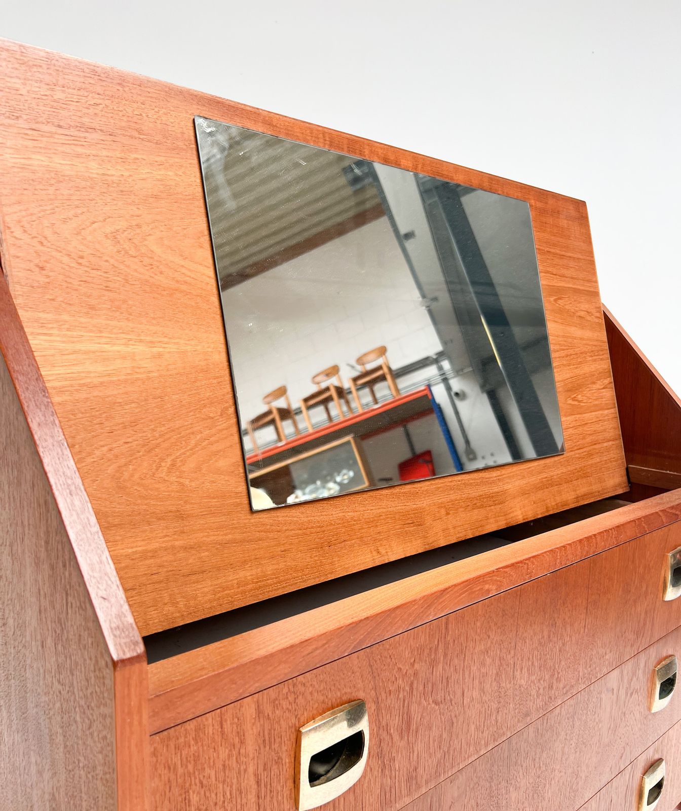 photo for sale Charming Danish Secretary Or Dressing Table   Charming Danish Secretary Or Dressing Table, 1960's
