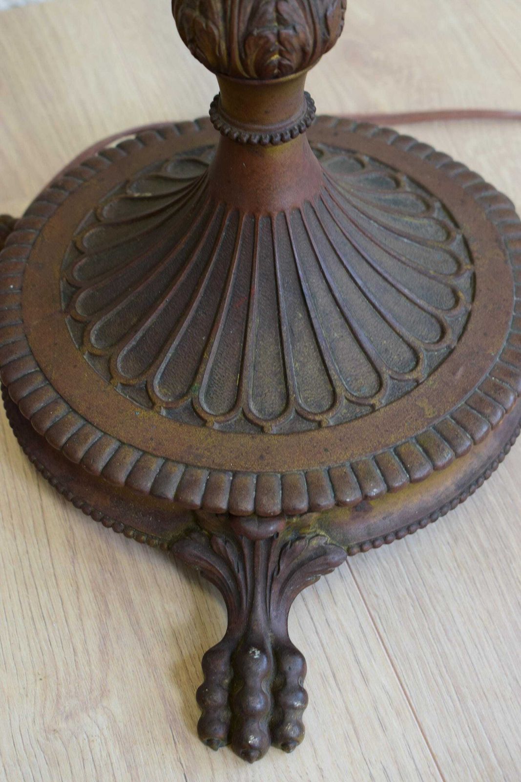 1900s Bronze Ram Head Floor Lamp, Parisian Cabaret Decor, Art Nouveau Light, France Louis XVI Style photo buy