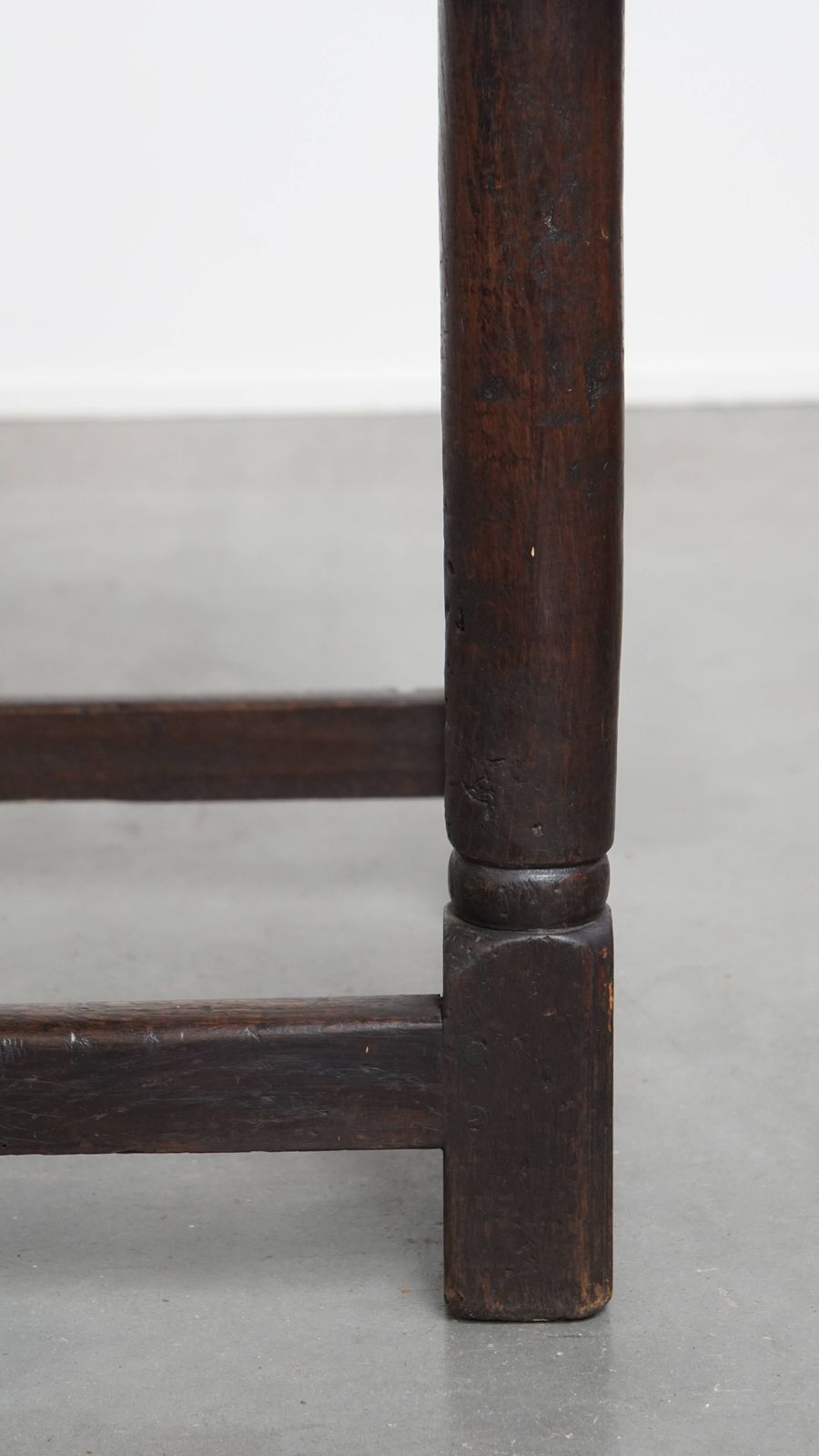 2125.0 Antique English Oak Sideboard/Side Table From The Late 18th Century With Beautiful Original Details photo