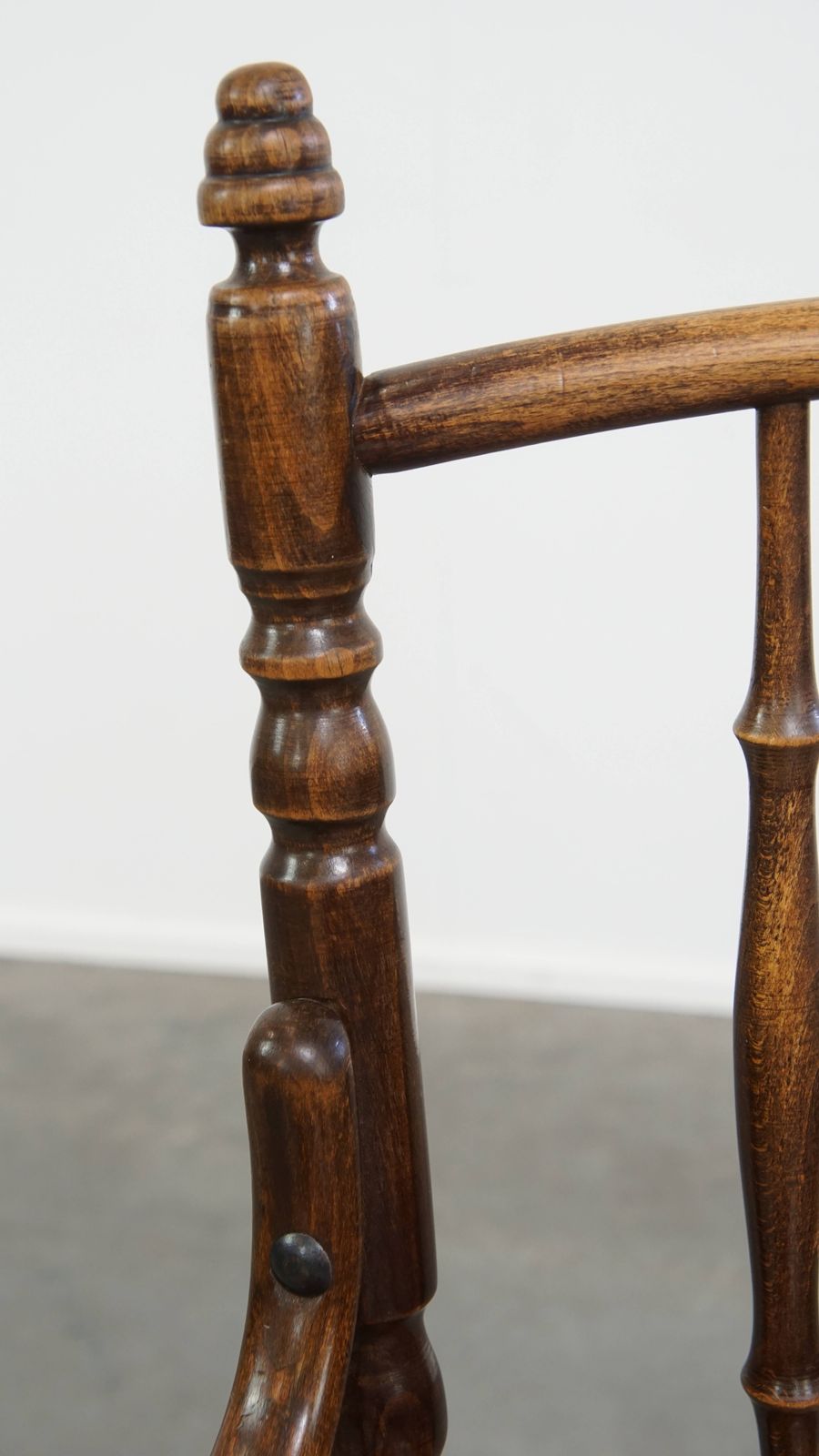 photo furniture Beautiful Antique Wooden Design Chair By Mundus For Thonet With Armrests With Beautiful Carvings
