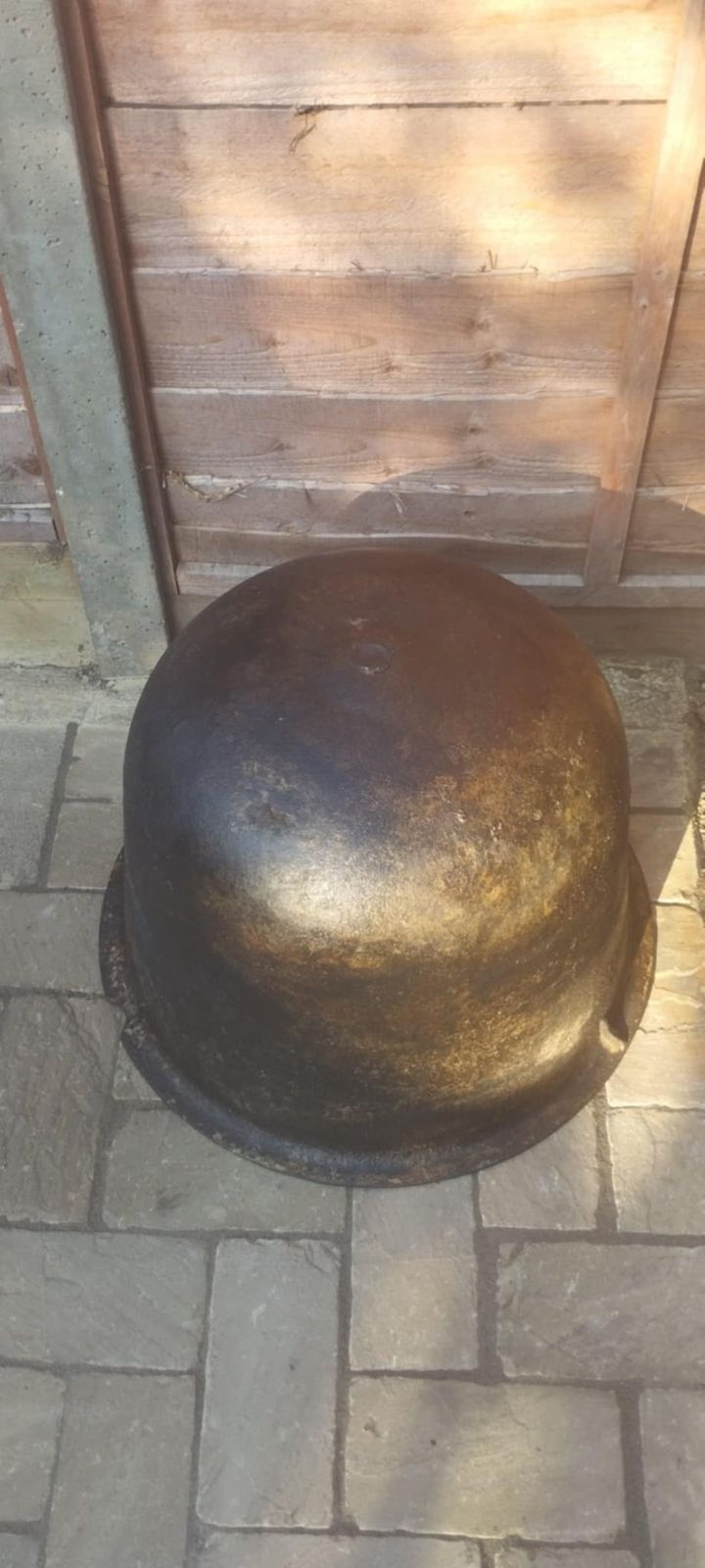 Cast Iron Pot (Planter, Cauldron, Boiler, Antique) 52cm Diameter 36cm Height. Excellent Condition. Round/Pot Bellied photo furniture