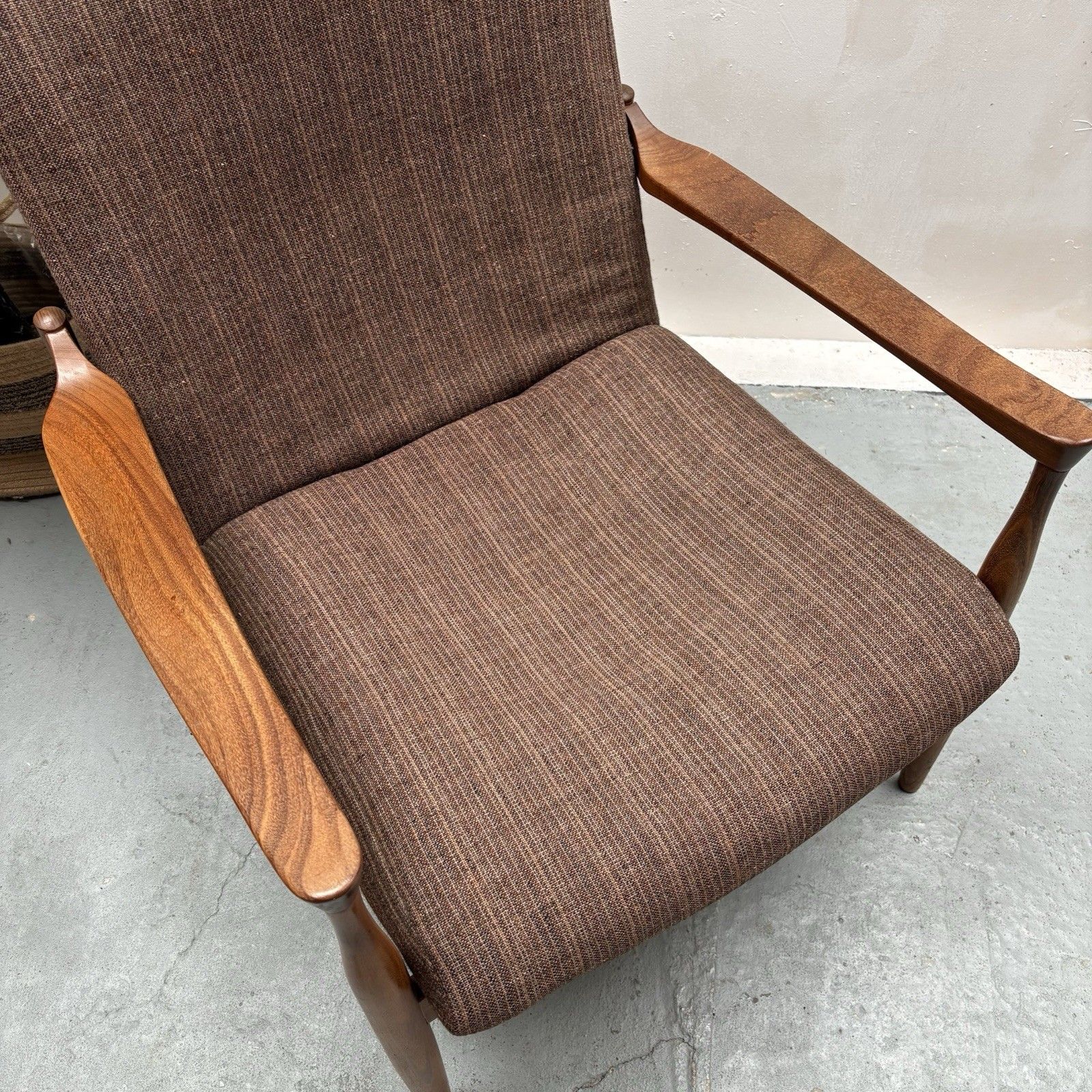 1960s Ib Kofod Larsen G Plan Danish Range Afrormosia '6248' Lounge Chair photo vinterior