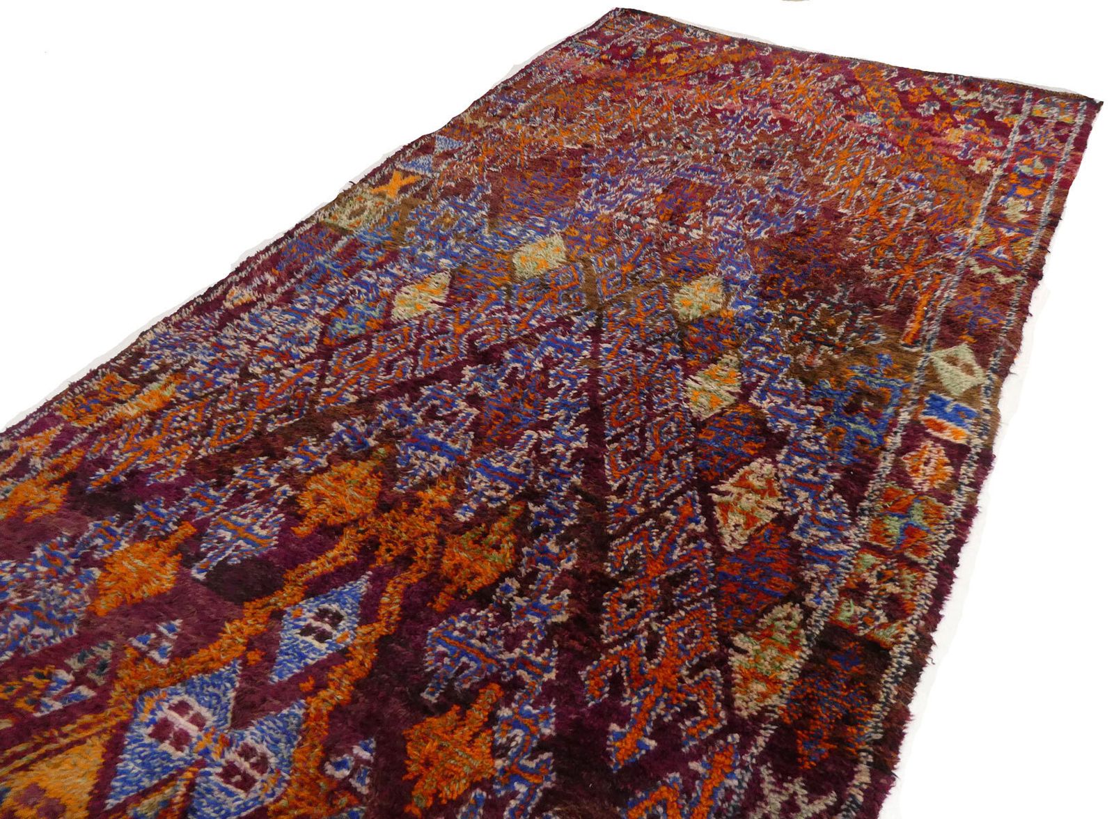 4345.0 Midcentury Moroccan Zayane Rug photo
