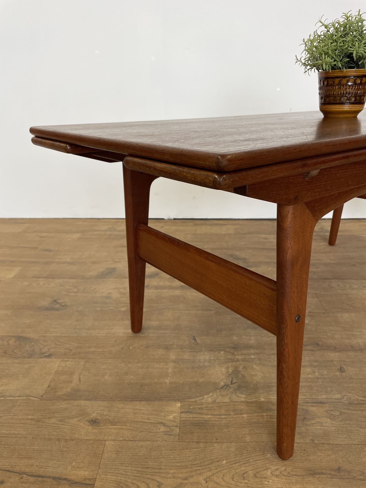 Mid Century Danish Trioh Teak Metamorphic Elevator Table – 1960s photo Furniture