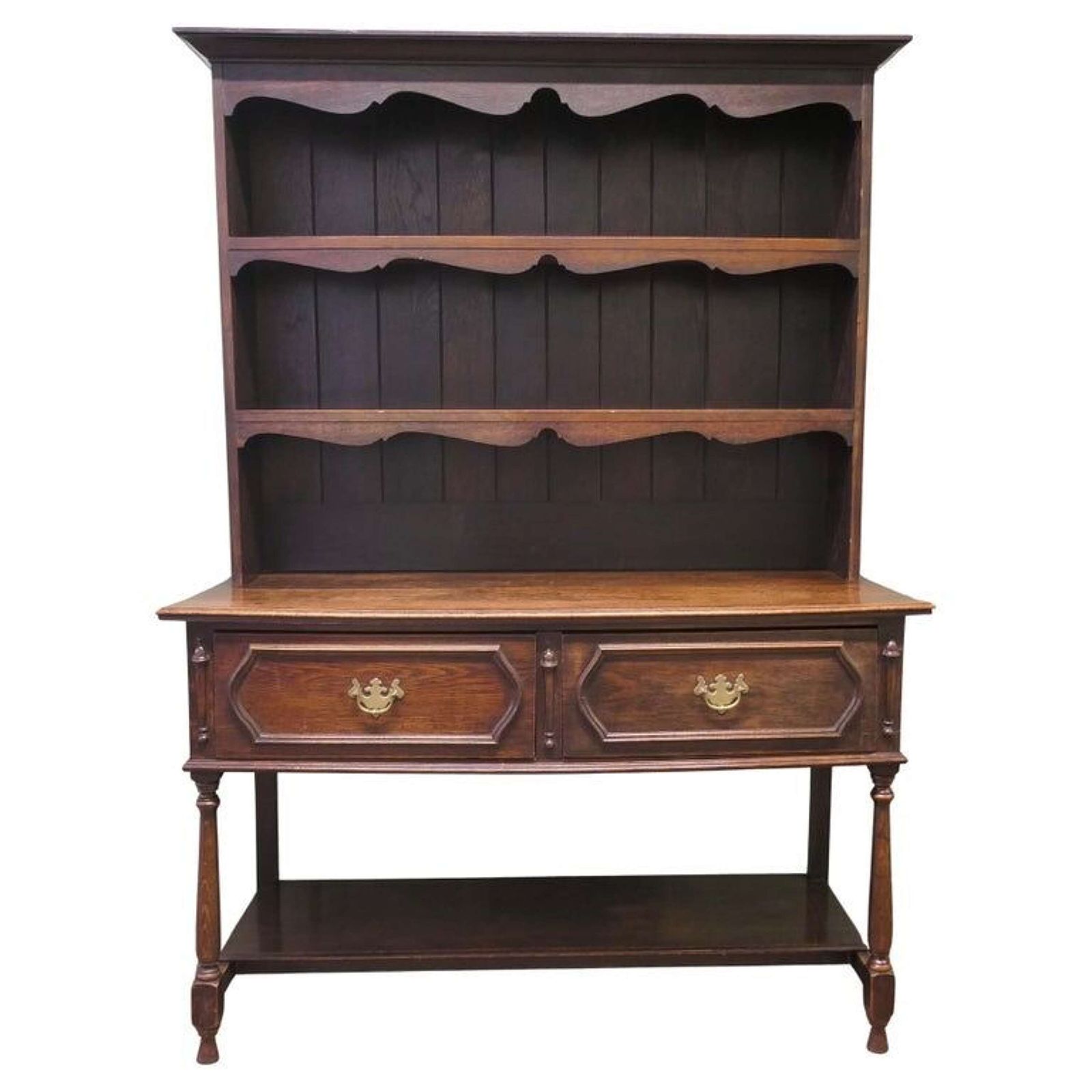 Gothic Country Solid Oak Welsh Dresser