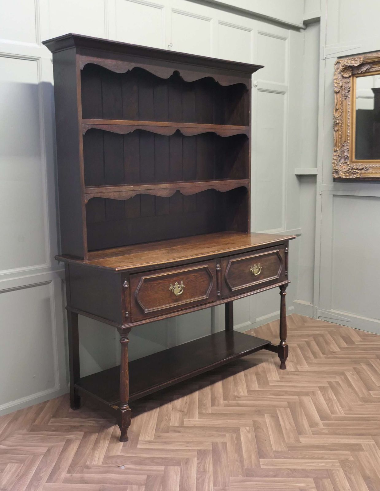 Gothic Country Solid Oak Welsh Dresser photo Furniture