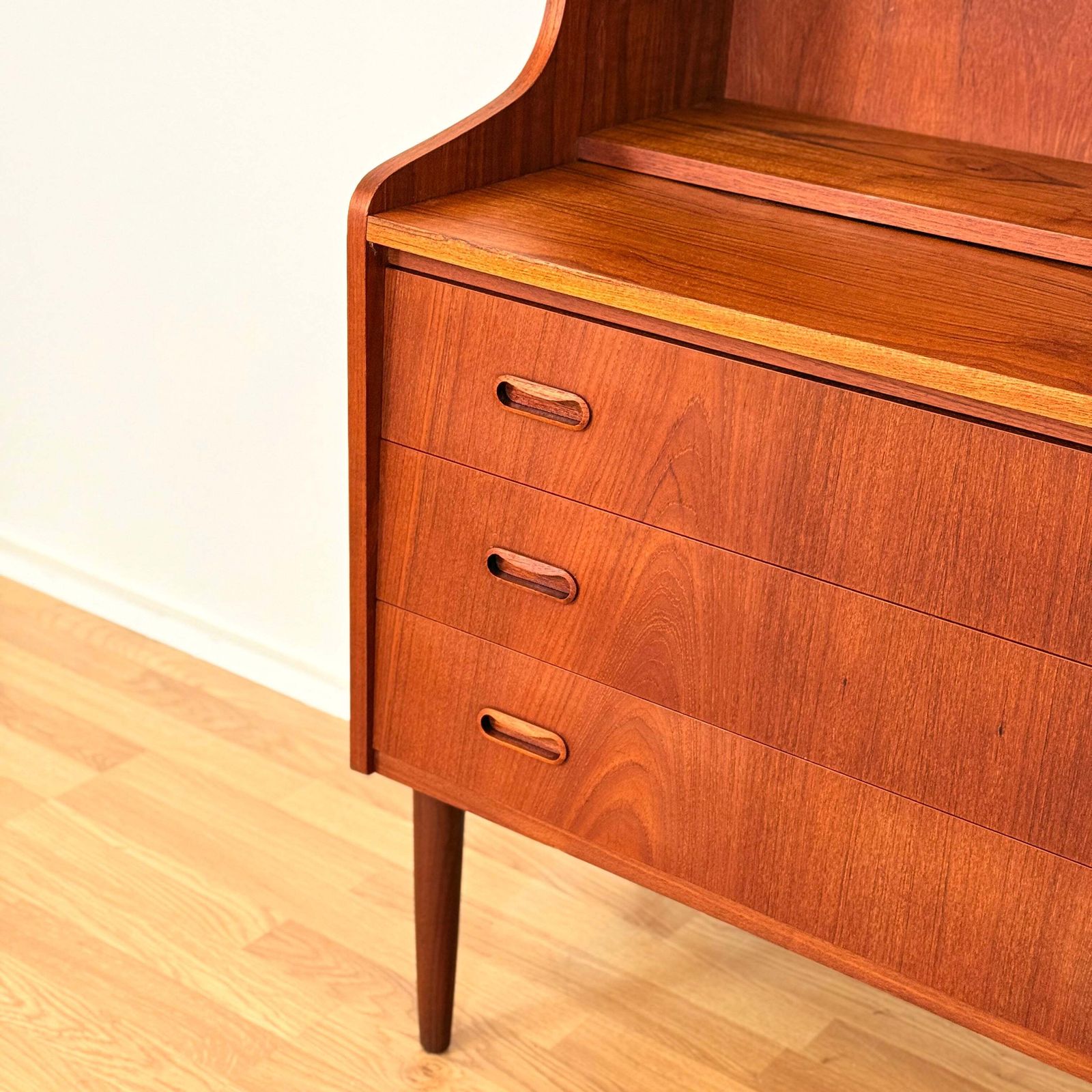 Danish Secretary Desk In Teak, 1950s photo for sale