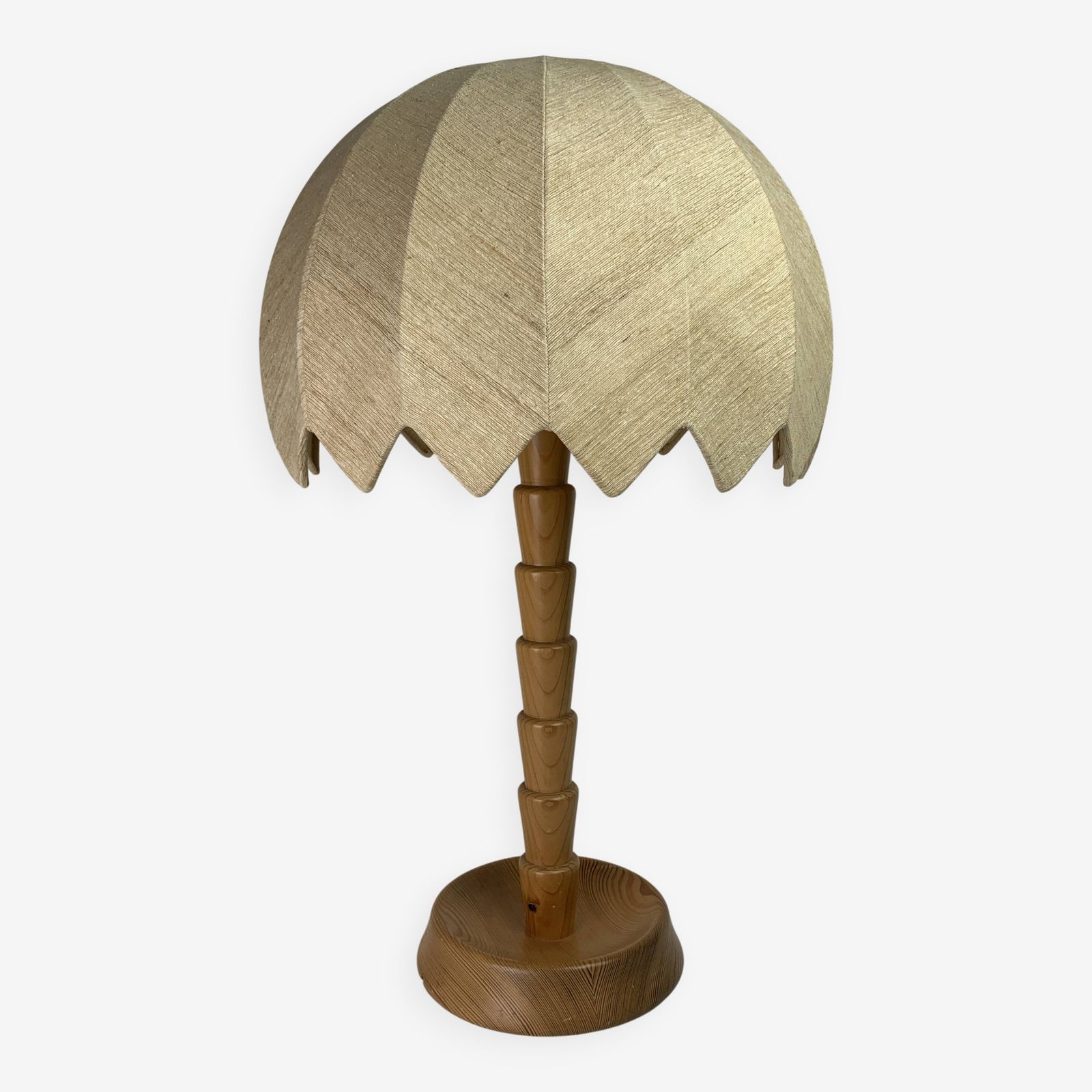Page 1 Of 15 Xl Pine Palm Table Mushroom Lamp By Temde Switzerland, 1970s