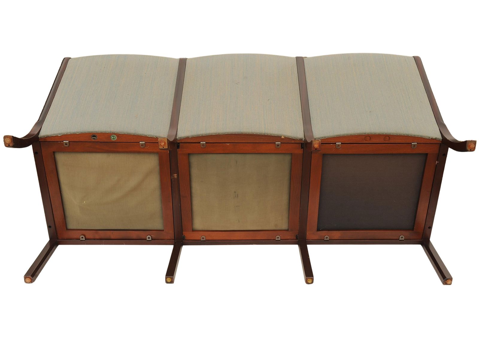 Ole Wanscher Mid Century Three Seat Mahogany Frame Sofa In Original Upholstery By Poul Jeppesens, Made In Denmark photo buy