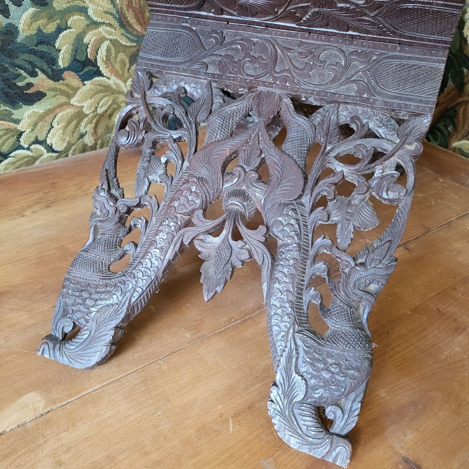 Carved Wooden Folding Bookstand photo 300.0