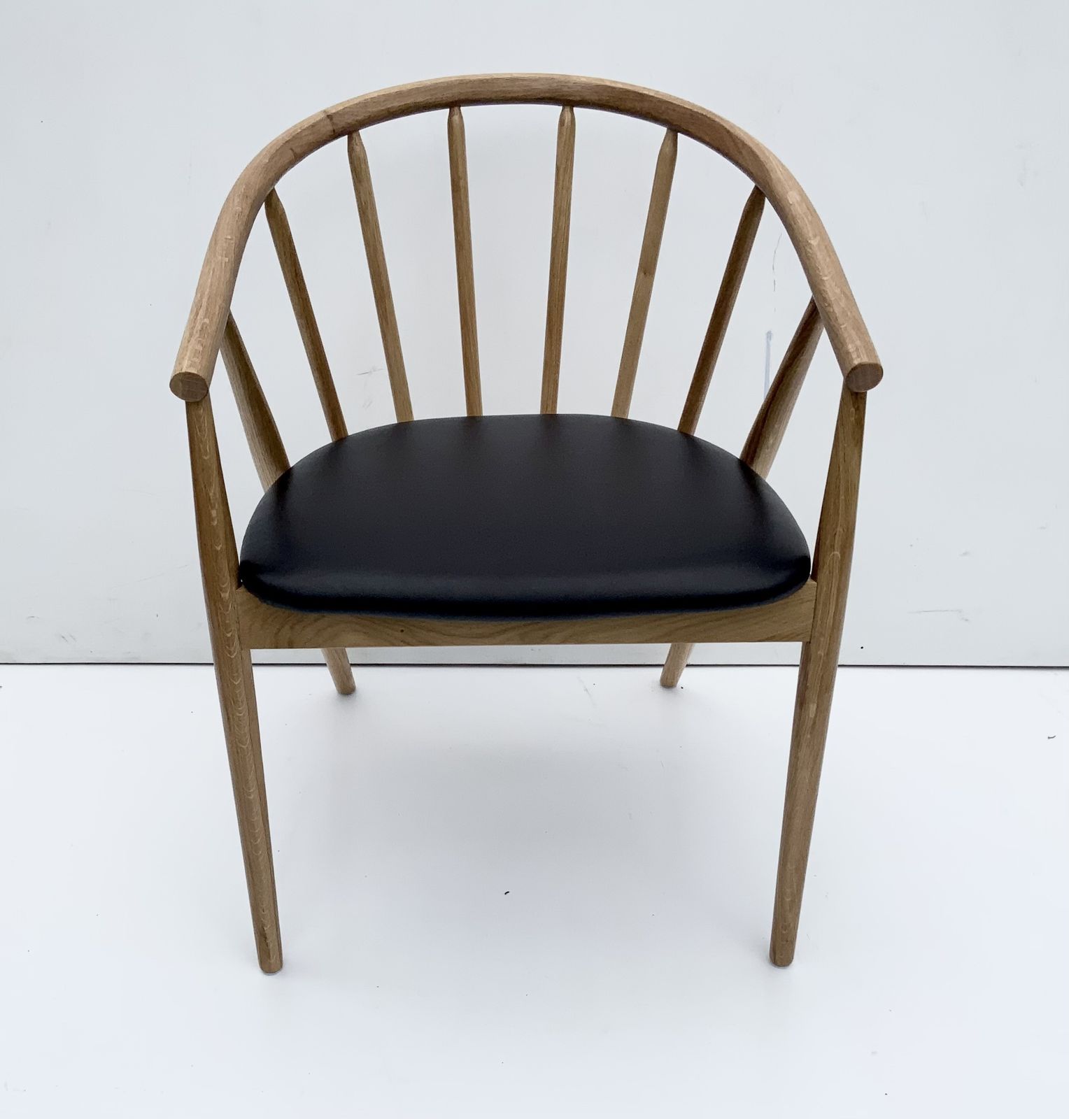 Danish Design Armchair In Oak And Leather photo furniture