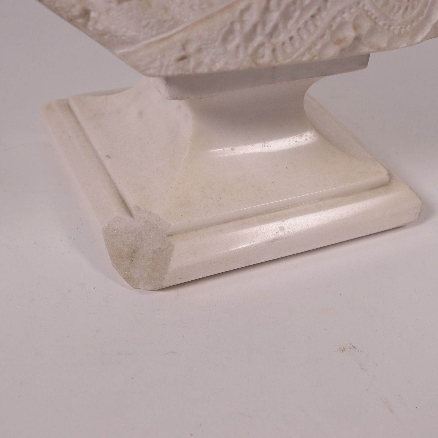 photo for sale Bust Of A Woman White Carrara Marble Italy Second Half 19th Century