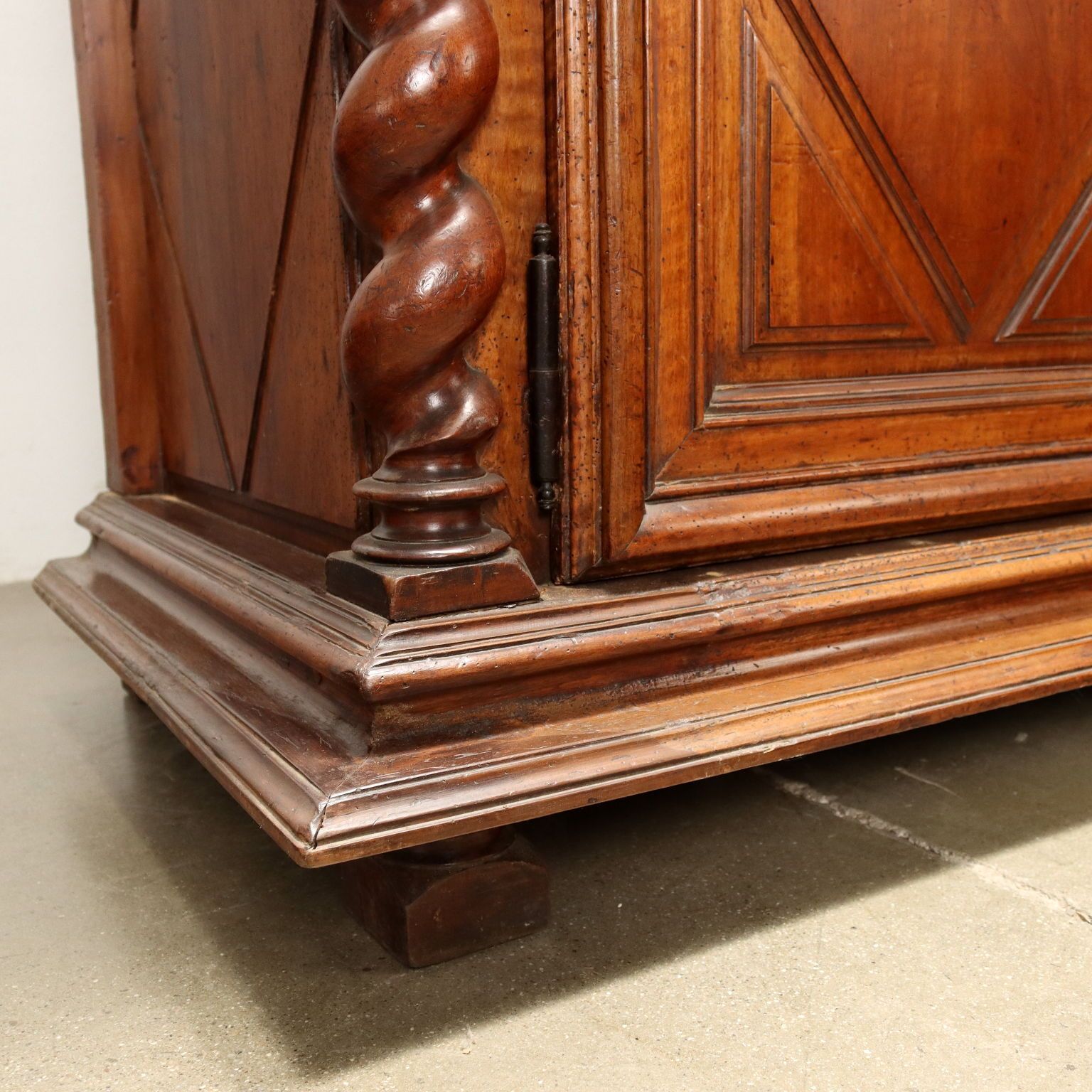 2240.0 Antique Cupboard Walnut Double Top Provence XVIII Century photo