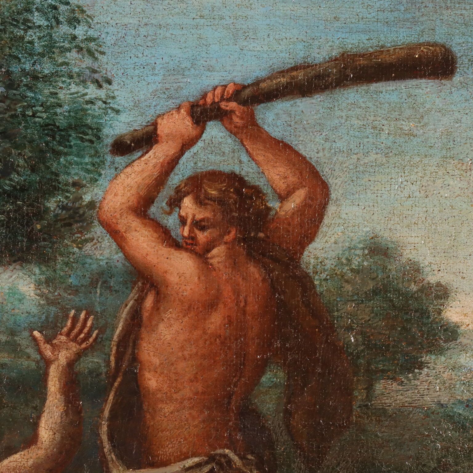 Cain And Abel Antique Painting Northern Europe XVII XVIII Century photo Art