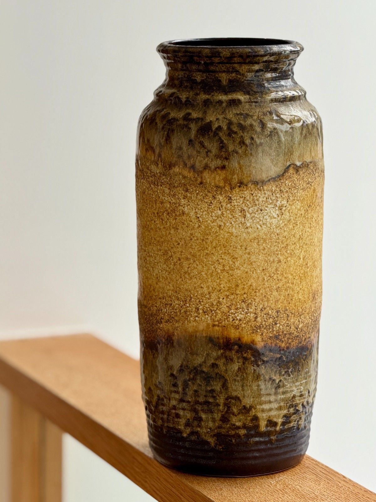 Mid Century Bay Keramik Fat Lava Floor Vase 630 40 photo furniture