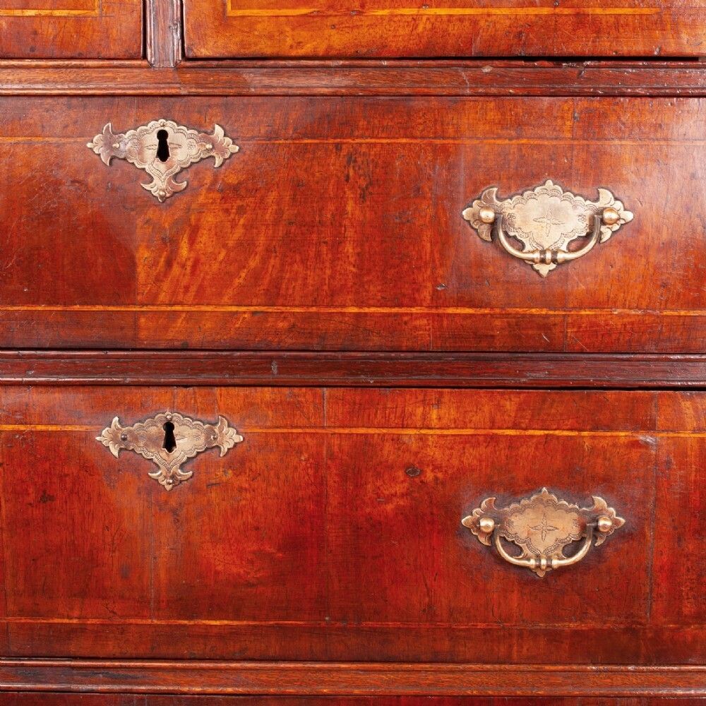 Early Georgian Walnut Chest Of Drawers photo for sale