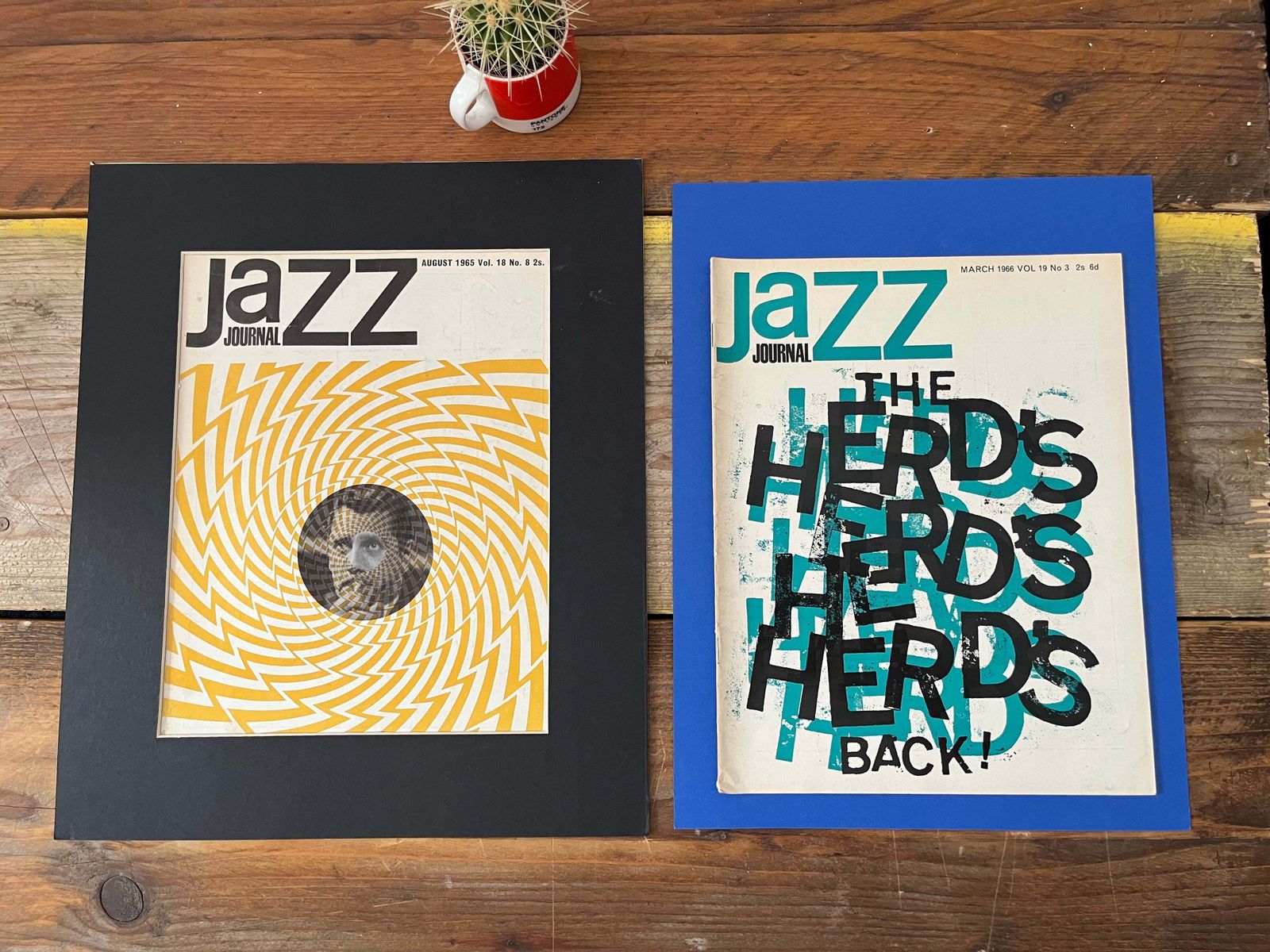 Vintage Jazz Journal Magazine Cover Artwork   1965 photo for sale