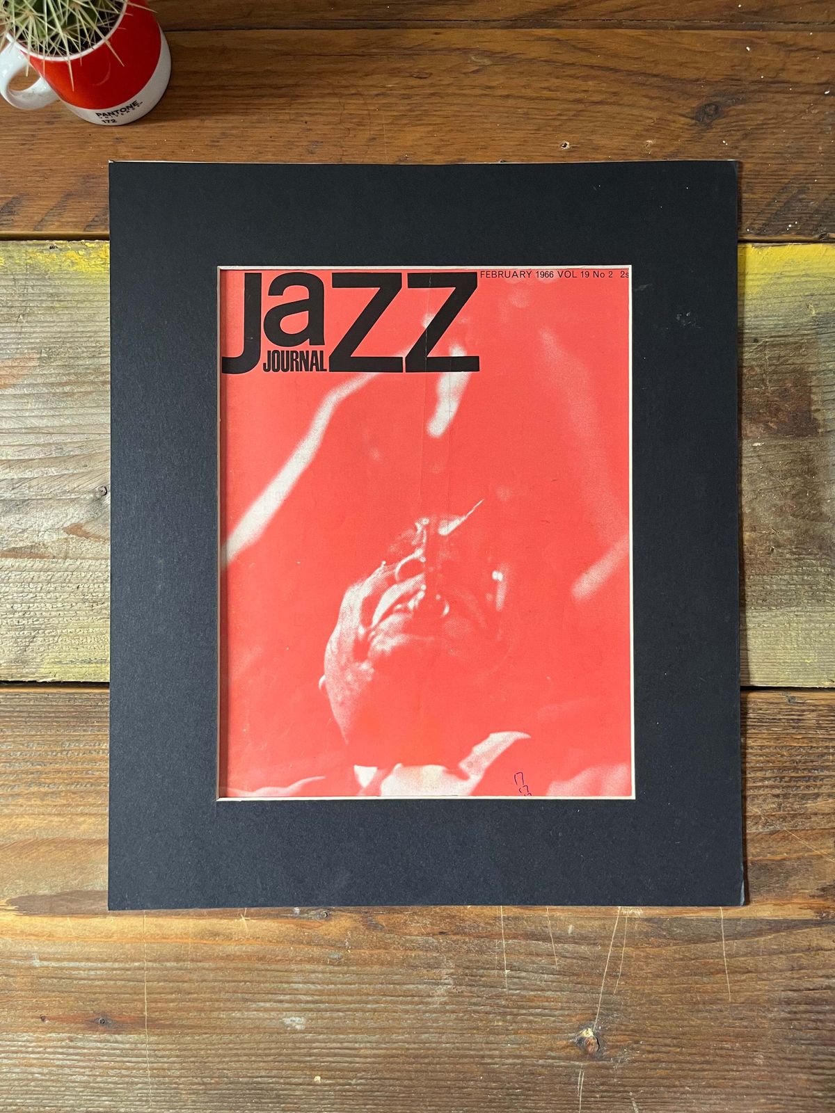 Vintage Jazz Journal Magazine Cover Artwork   1966 photo Art