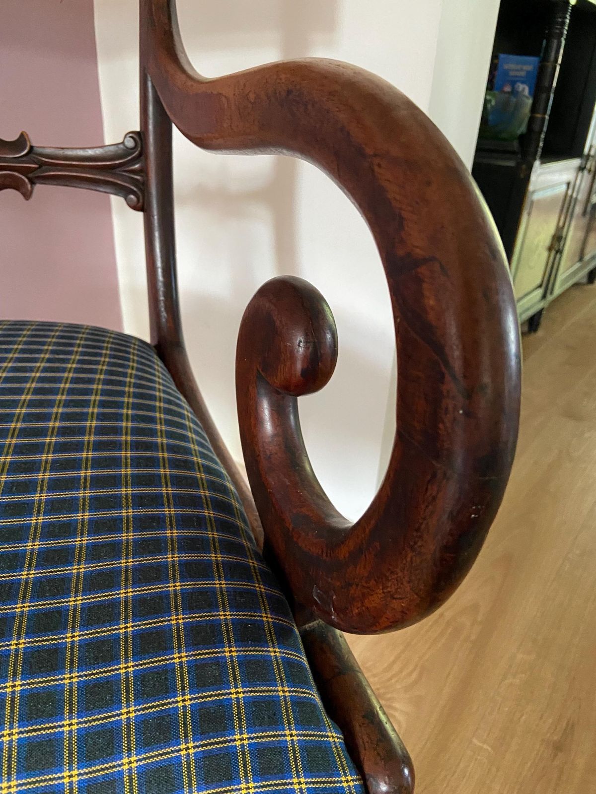 photo furniture Early 1800 Desk Chair, 1800s, Antique