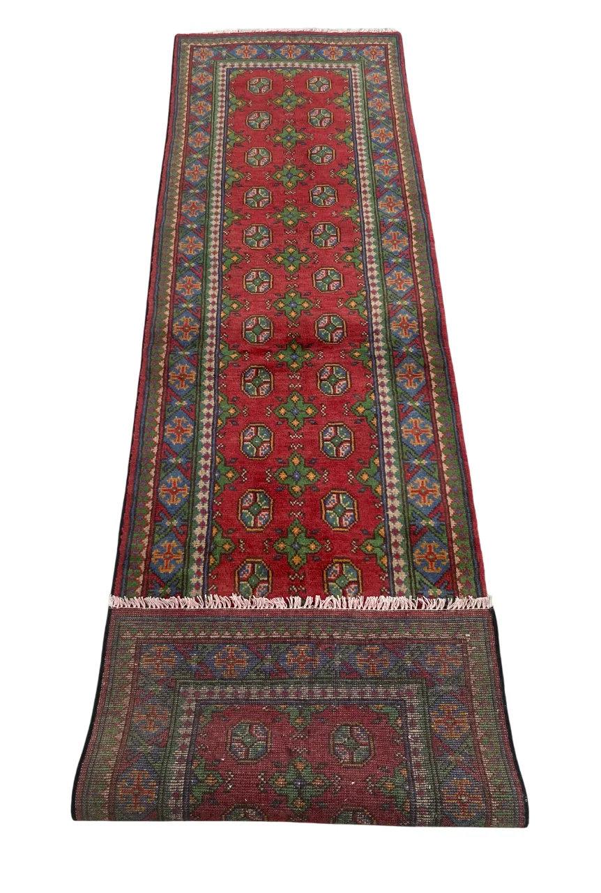 10 Ft Bokhara Tribal Turkmen Hallway Runner Rug photo furniture