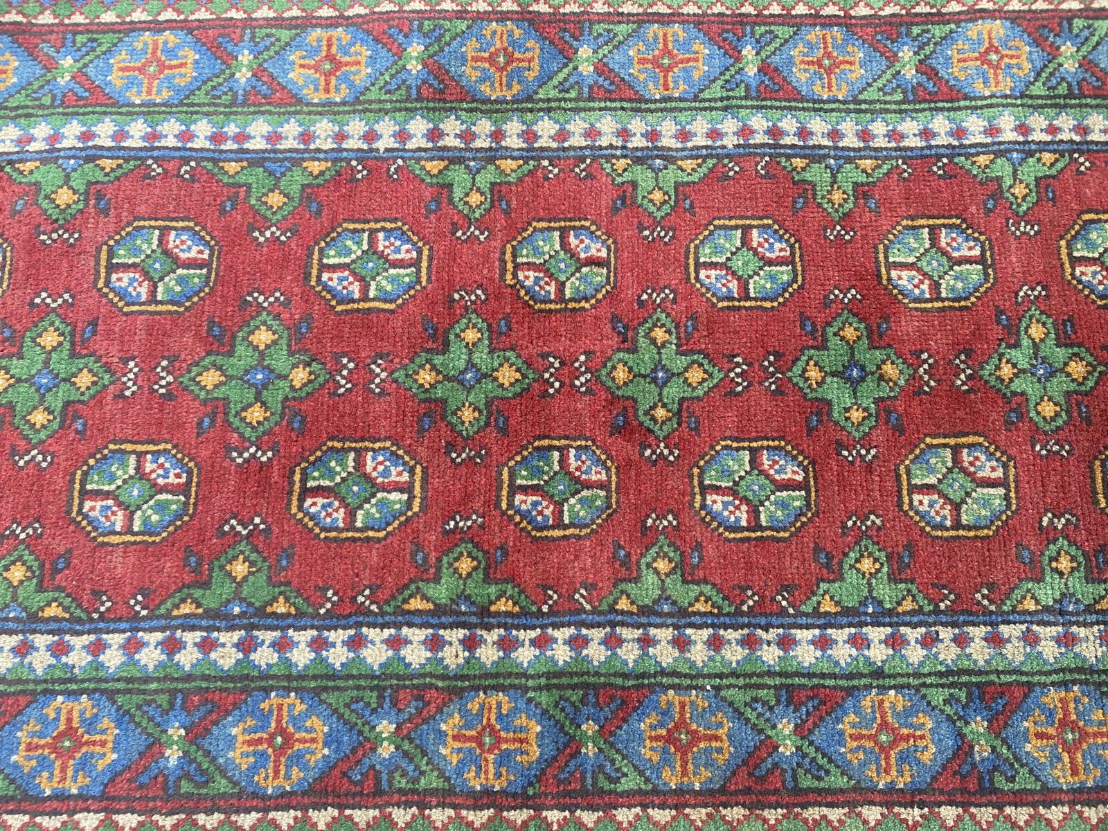 10 Ft Bokhara Tribal Turkmen Hallway Runner Rug photo buy