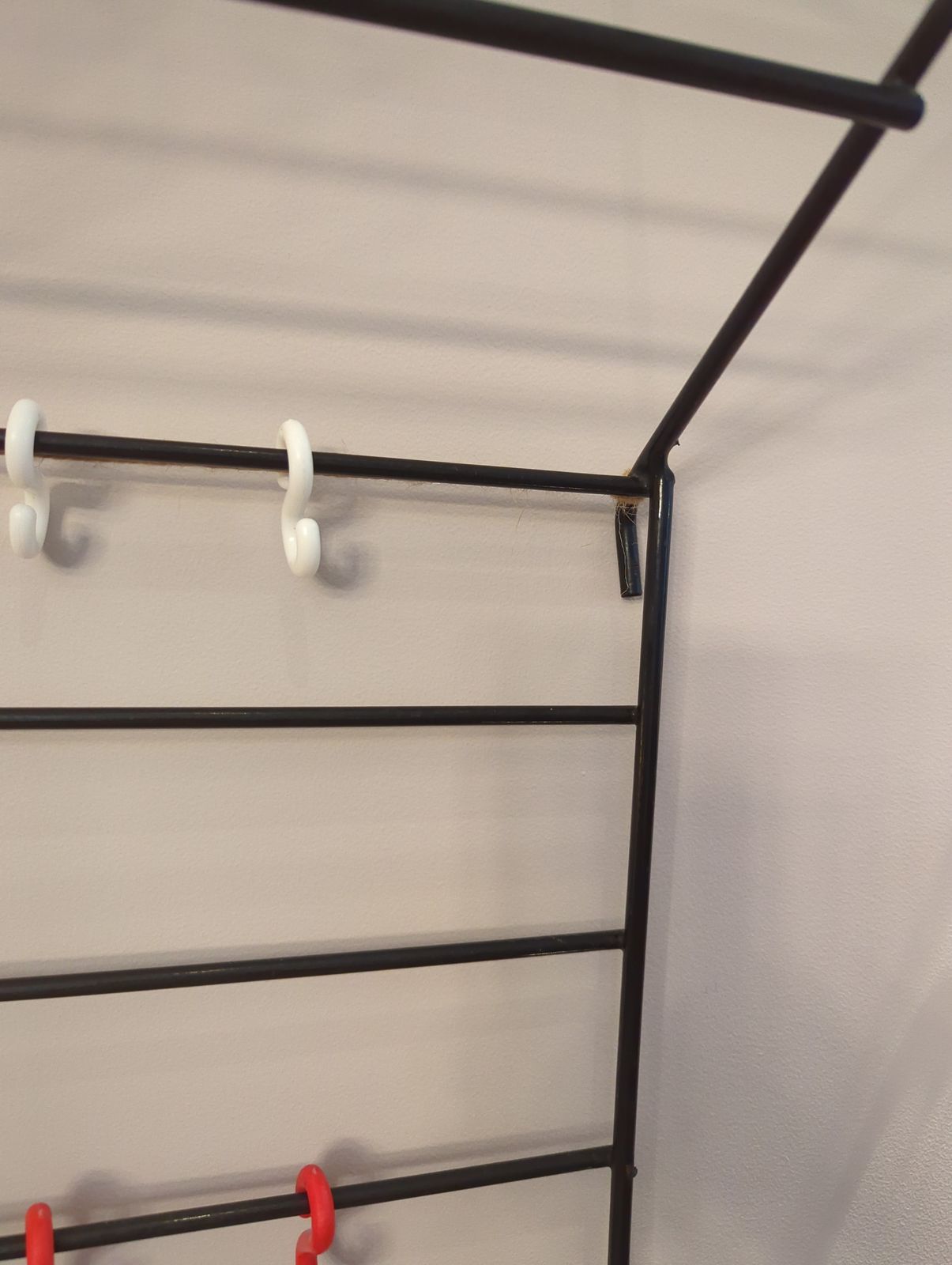 Mid 20th Century Wall Mounted Wire Coat Rack By Karl Fichtel Manufactured By Drahtwerke Erlau photo Furniture