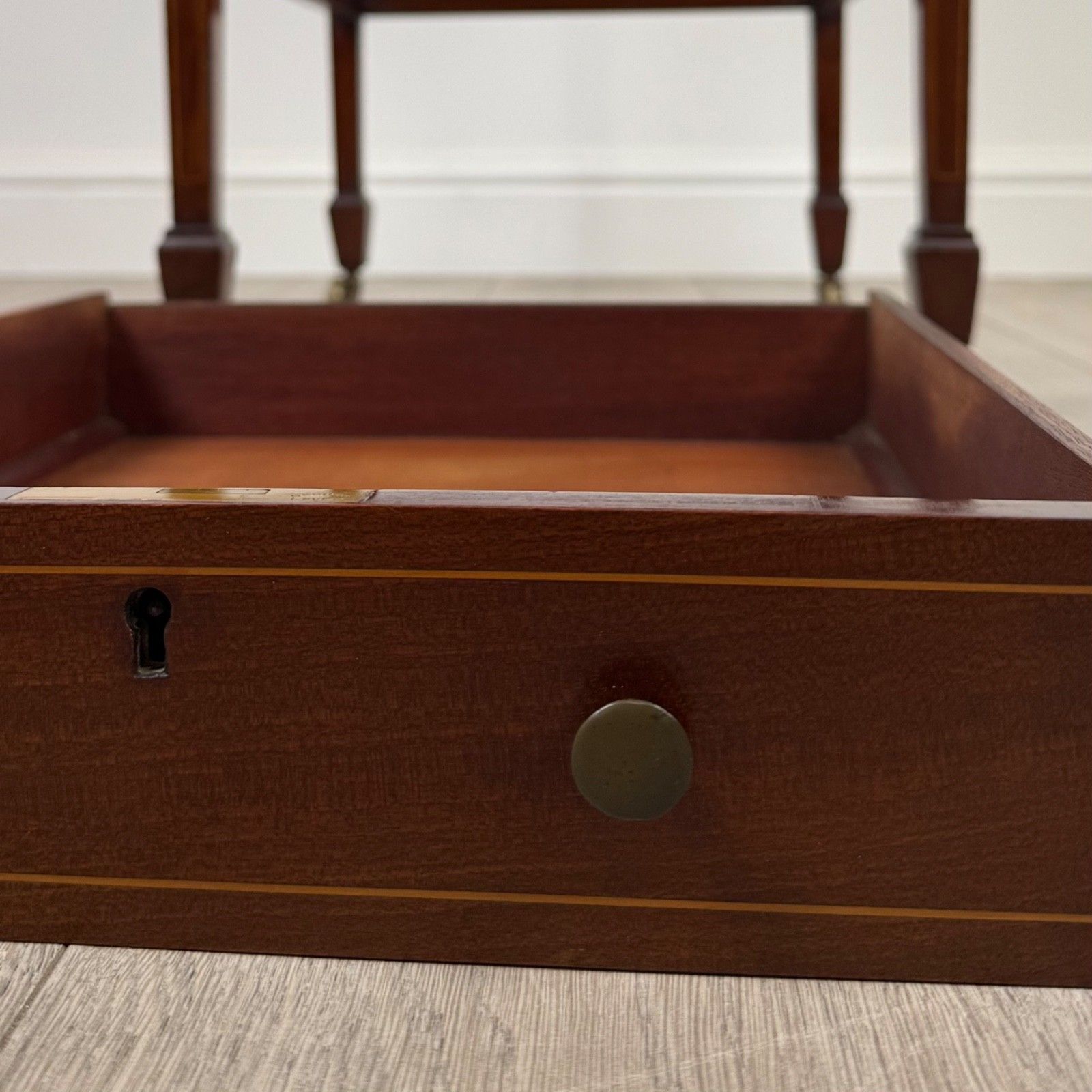 Furniture Antique 19th Century Good Quality Side Table In Mahogany photo