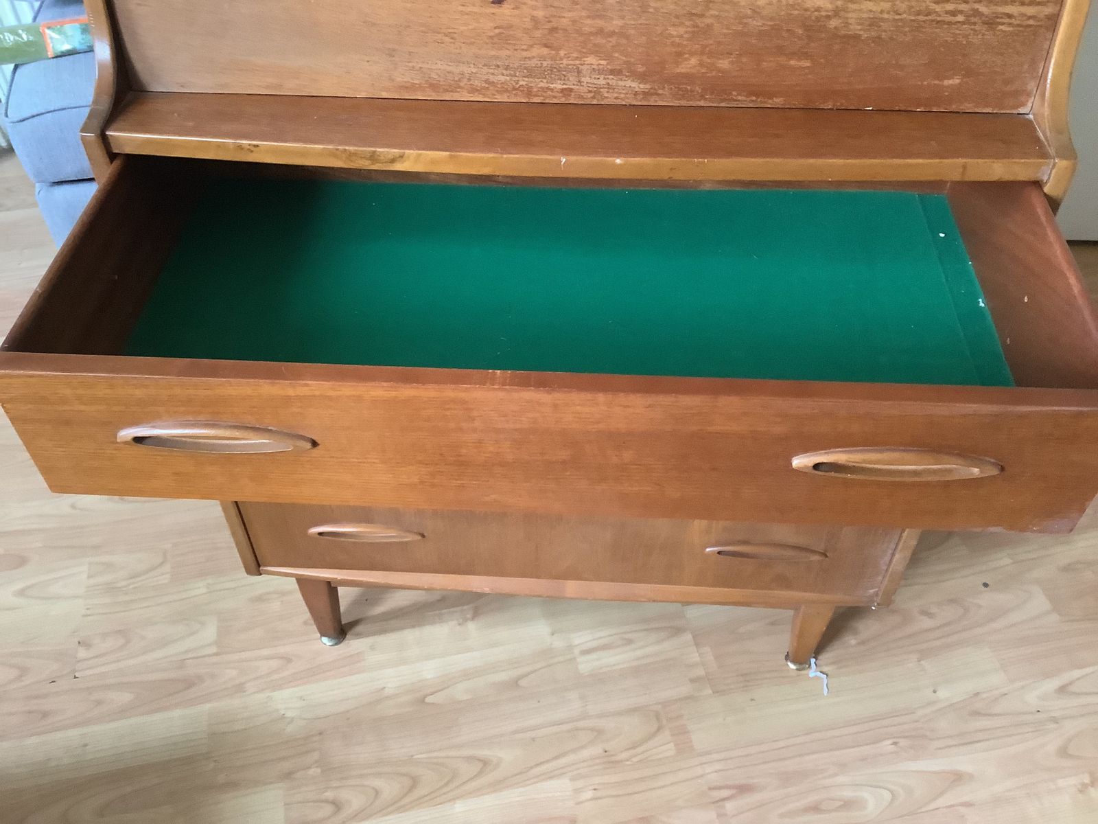 Vintage 1970s Jentique Teak Bureau photo for sale