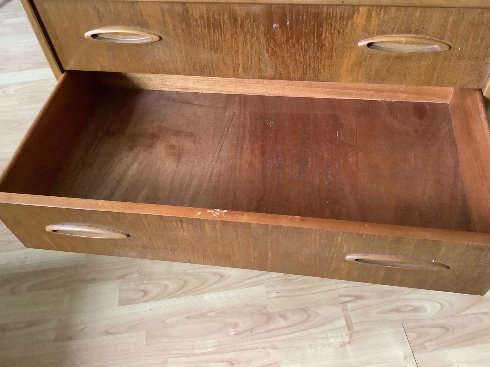 Vintage 1970s Jentique Teak Bureau photo Furniture