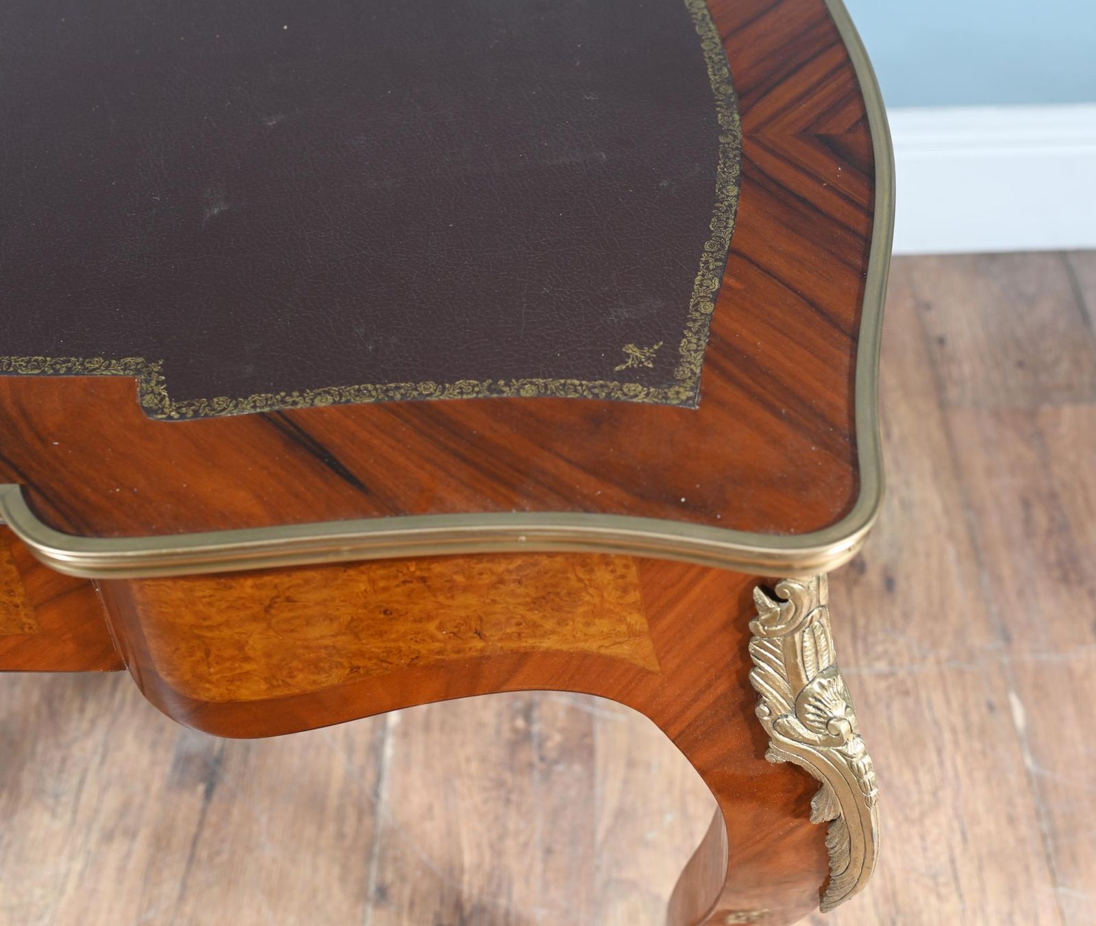French Desk Empire Bureau Plat Kingwood photo vintage