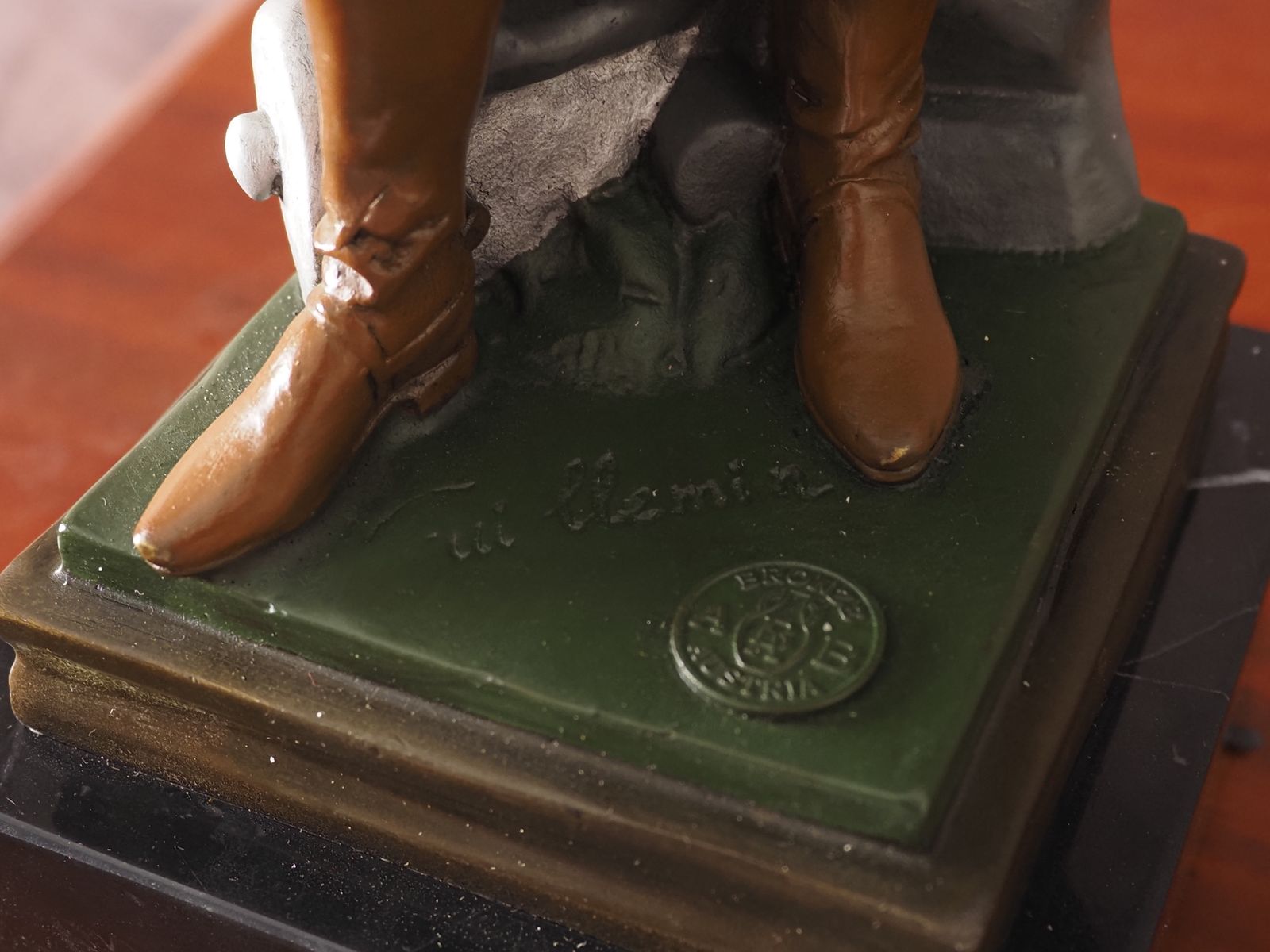 Bronze Sculpture Of Napoleon Bonaparte photo vinterior