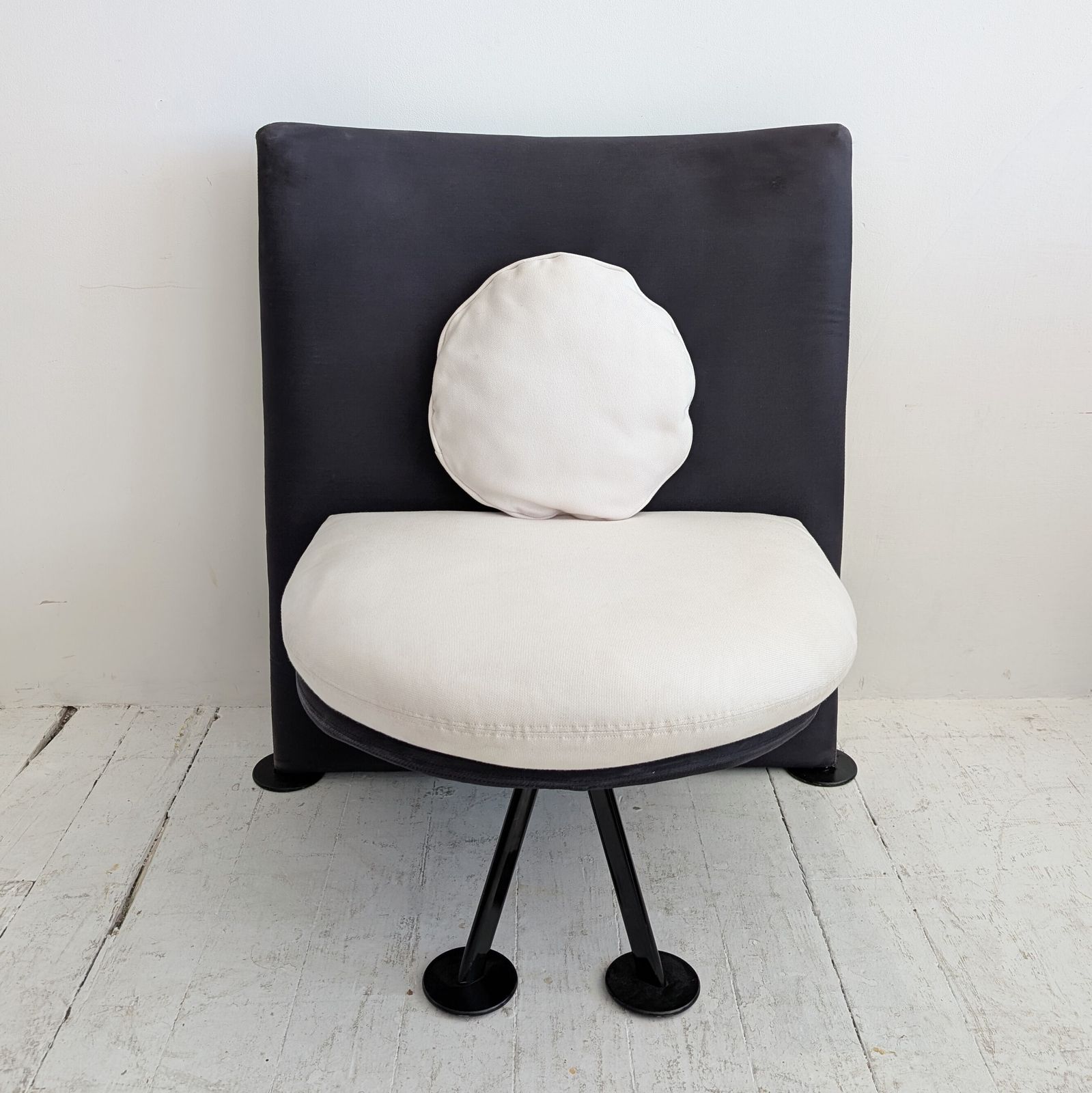 photo furniture Unusual Postmodern Lounge Chairs, Starck Miss Wirt Style, 1980s. Two Available