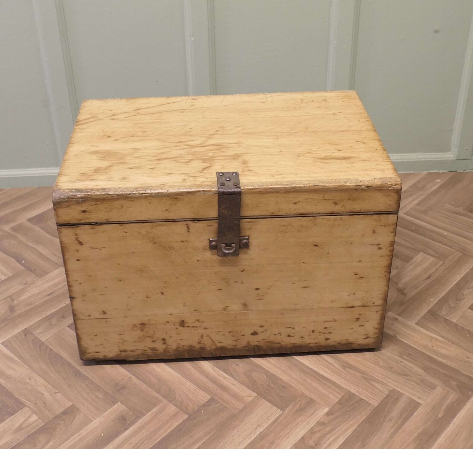 19th C Golden Oak Traveling Silver Chest By Elkington photo Furniture