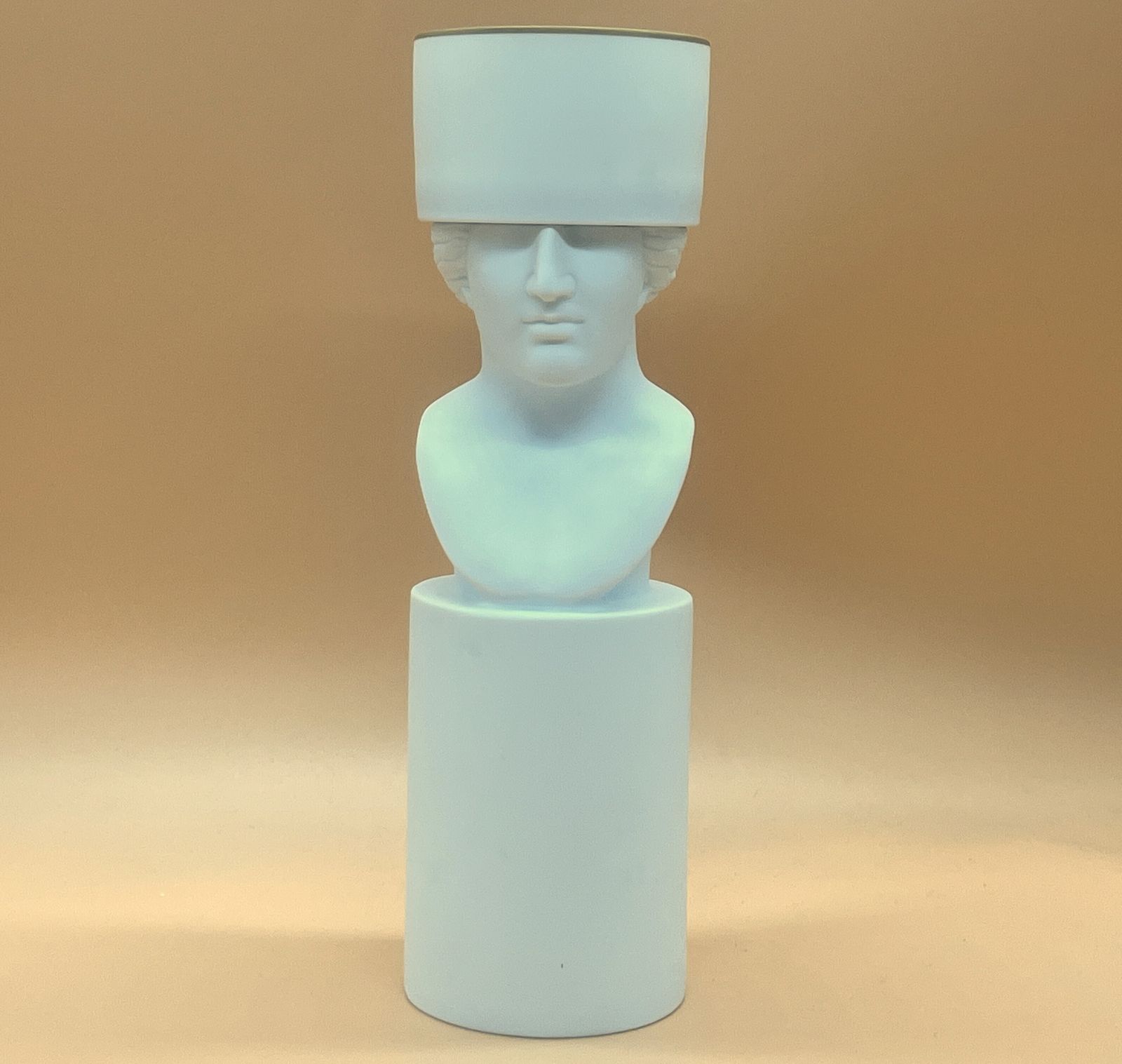 Ginori 1735 Porcelain 11 Letterato Pure White Candle Holder By Luca Nichetto.