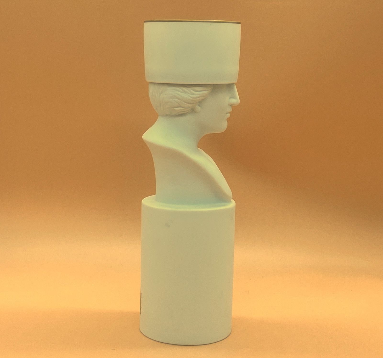 Ginori 1735 Porcelain 11 Letterato Pure White Candle Holder By Luca Nichetto. photo 225.0
