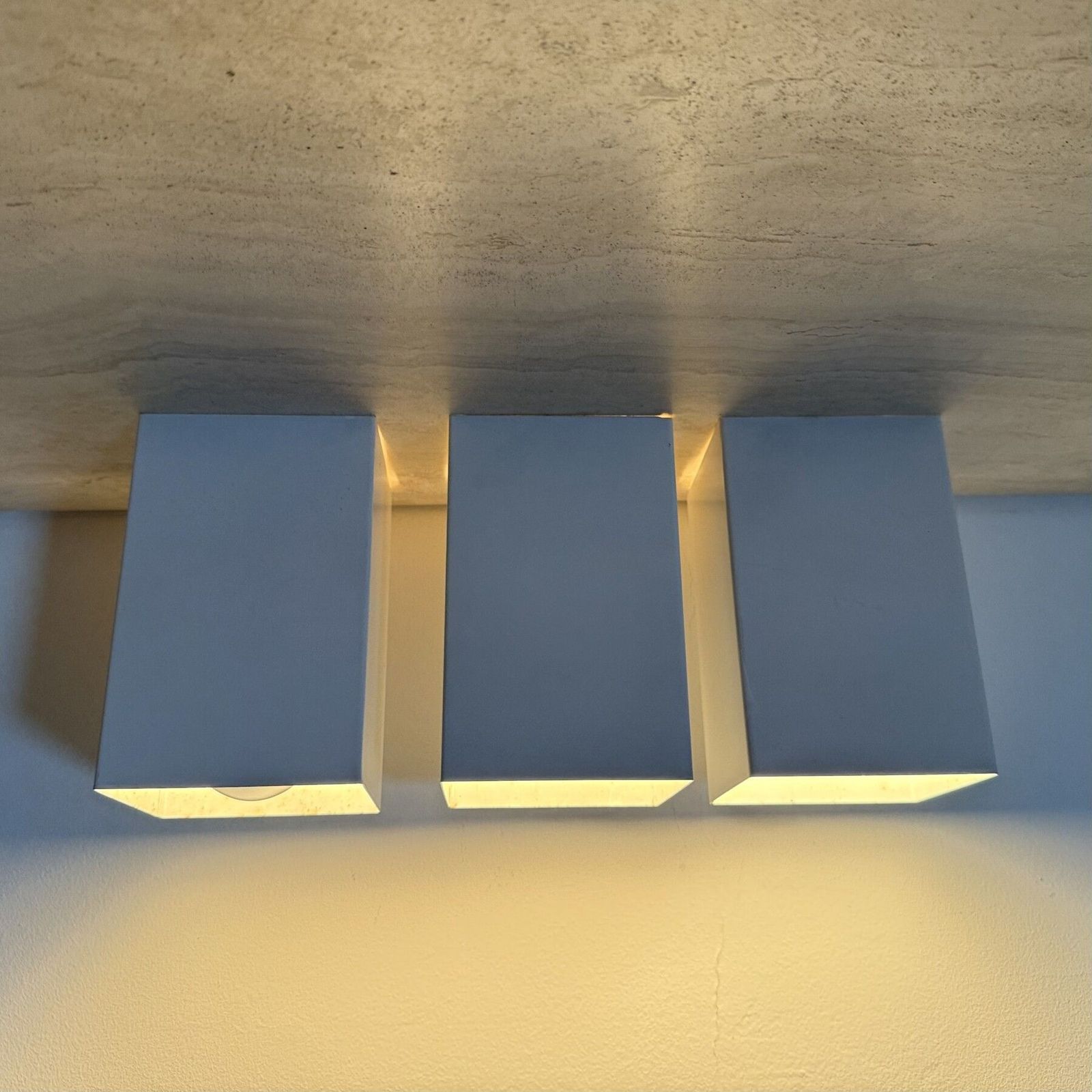 Set Of 3 Raak P300 Minimalist Design Wall Lamps / Ceiling Lamp , 1970s photo buy