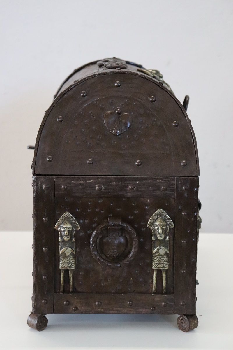 Decorative Box In Iron, 1910s, Antique photo 1374.0