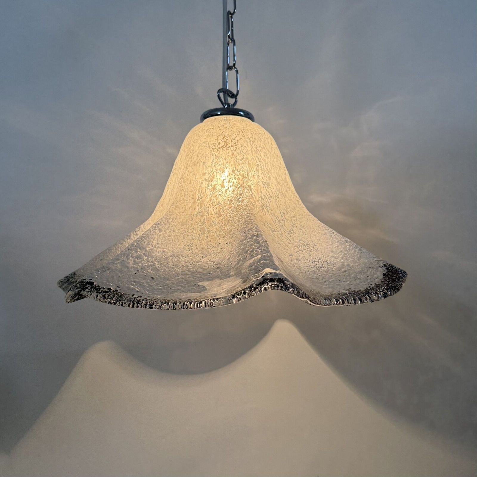 Mid Century Murano Glazen Hanglamp Van Mazzega, Jaren 1970 photo furniture