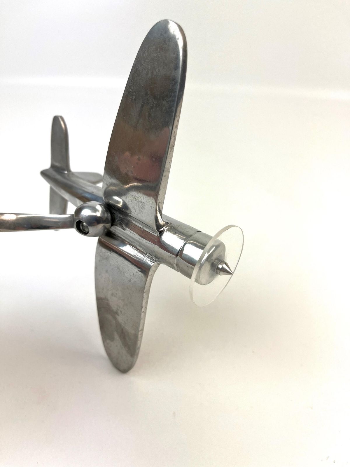 Rare Art Deco Bauhaus Office Metal Cast Airplane Desk Sculpture Germany 1940 photo buy