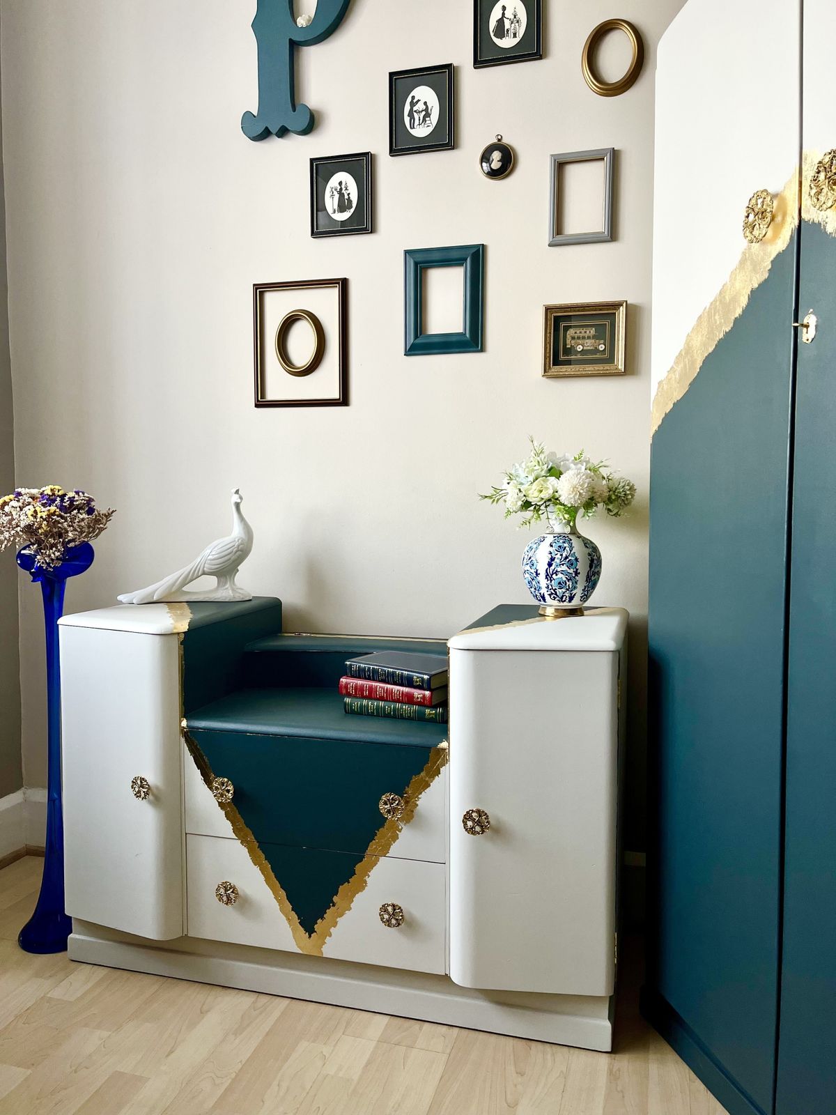 Unique Art Deco Dresser, Chest Of Drawers photo Furniture